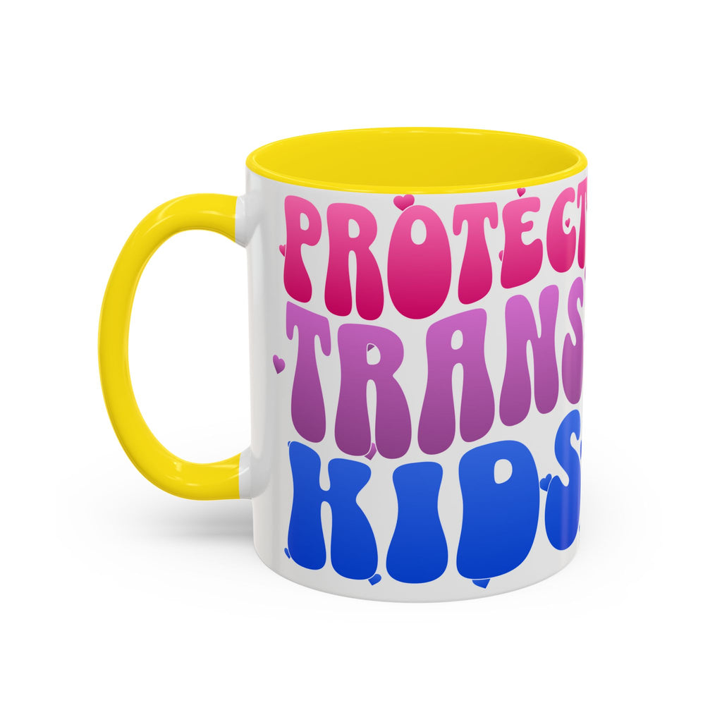 Protect Trans Kids Mug - Transgender Pride Merch - Activist Gift - Social Justice Merch - Anti Trump Mug