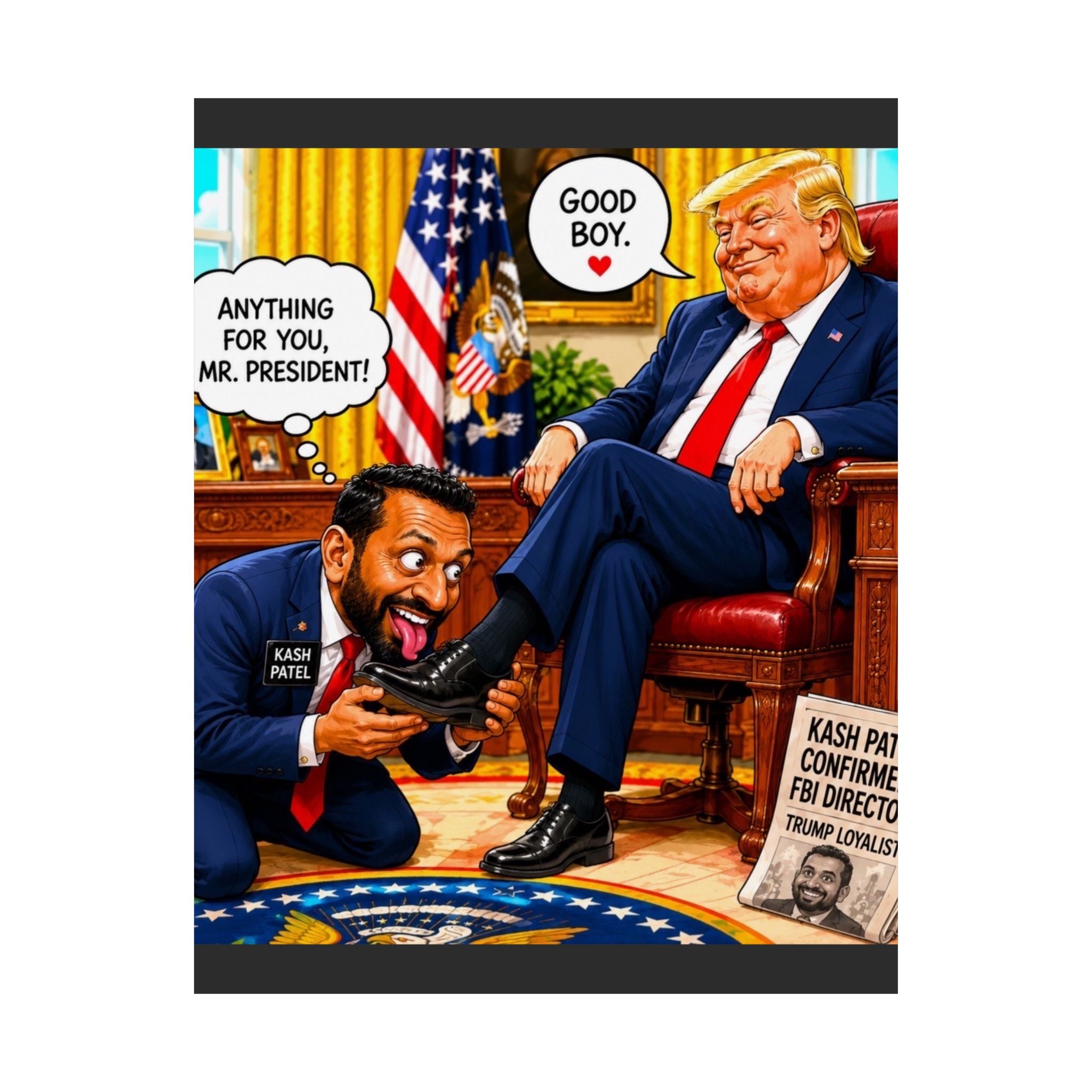 Anti Trump Poster - Funny Protest Sign - Political Satire Poster - Feminist Poster - Dark Humor Anti MAGA Sign