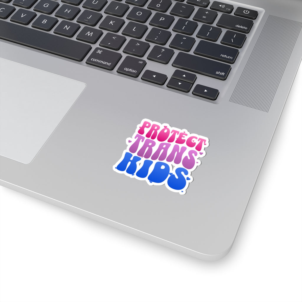 Protect Trans Kids Sticker -  Queer Stickers - LGBTQ+ Pride - Activist Gift - Transgender Pride Sticker