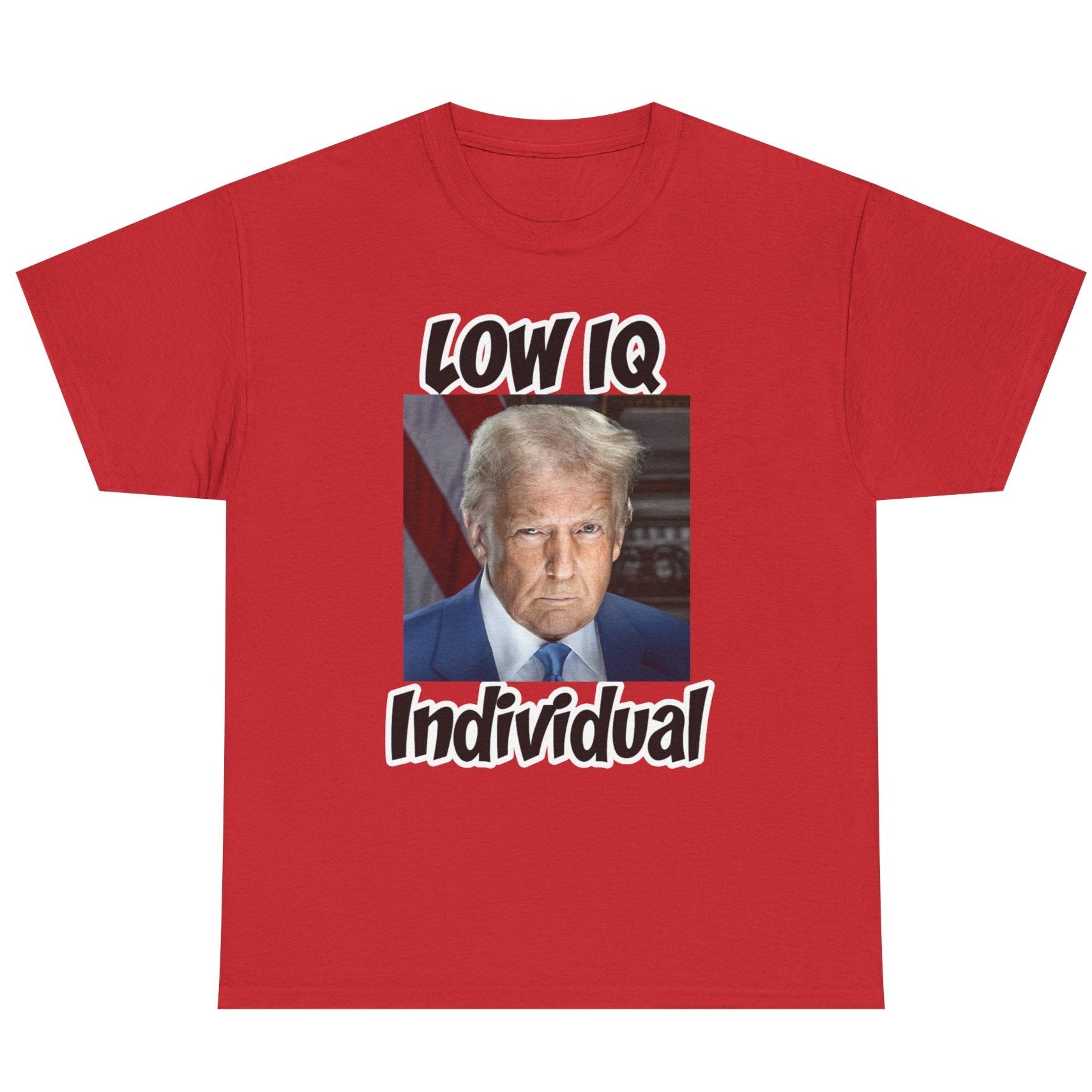 Anti Trump Shirt - Low IQ Individual - Political Satire - Funny Protest Shirt - Anti MAGA - Democrat Gift