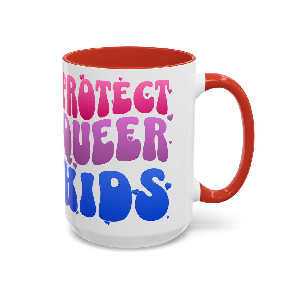 Protect Queer Kids Mug - Trans Ally - Social Justice Mug - LGBTQ Pride Merch - Activist Gift - Queer Pride