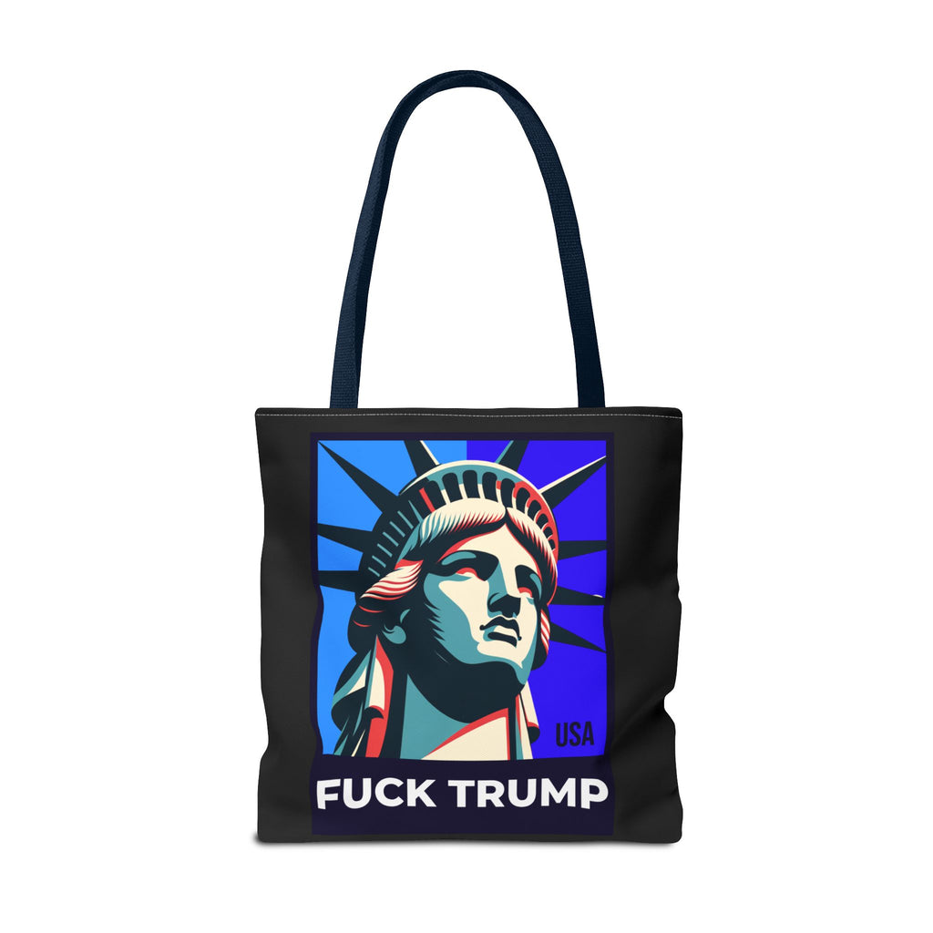 Fuck Trump Tote Bag - Statue Of Liberty Tote - Anti Trump Tote Bag - Anti MAGA - Feminist Tote - Activist Gift - Protest Bag