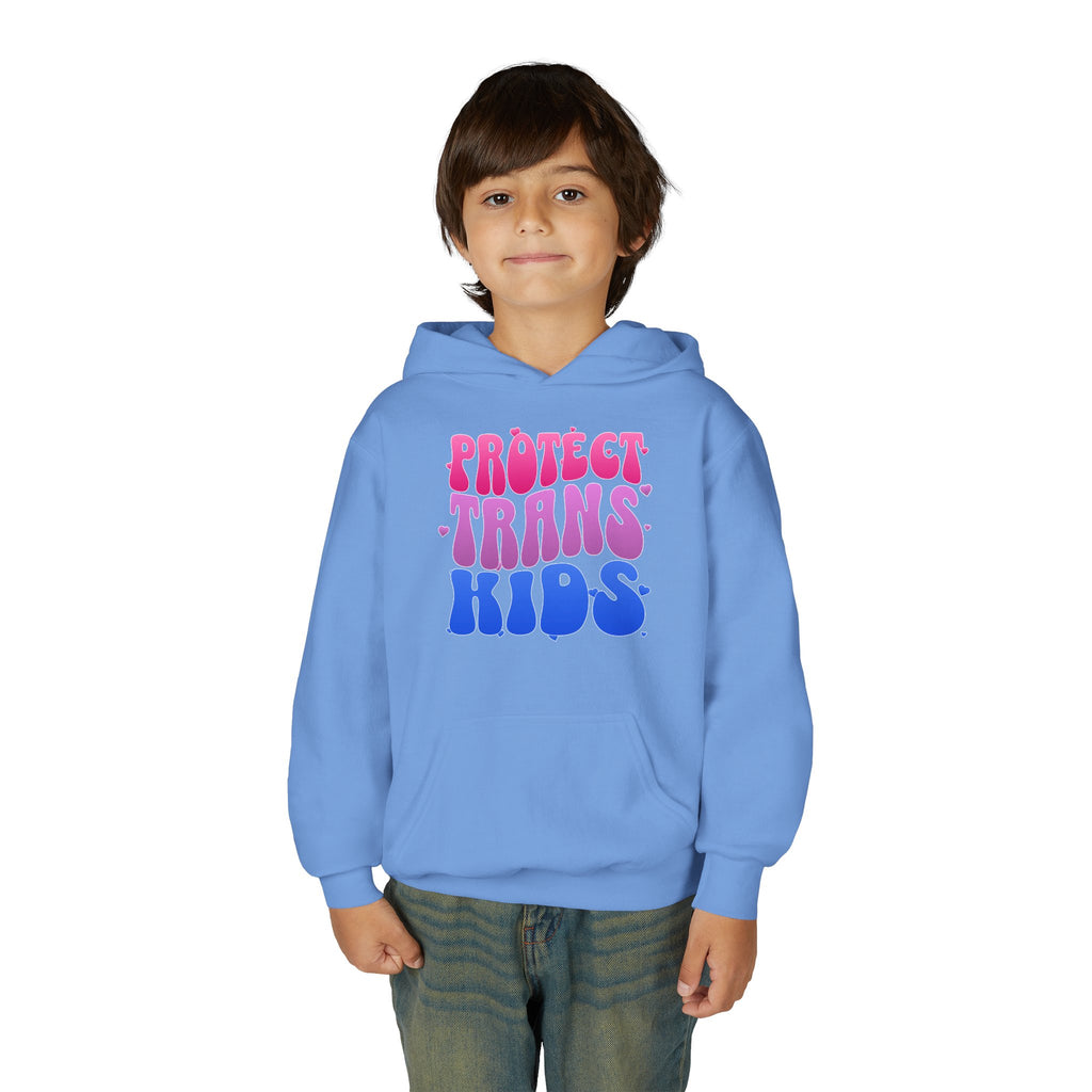 Protect Trans Kids Youth Hoodie - LGBTQ+ Hoodie - Protect Queer Kids Hoodie - Kid's Protest Hoodie