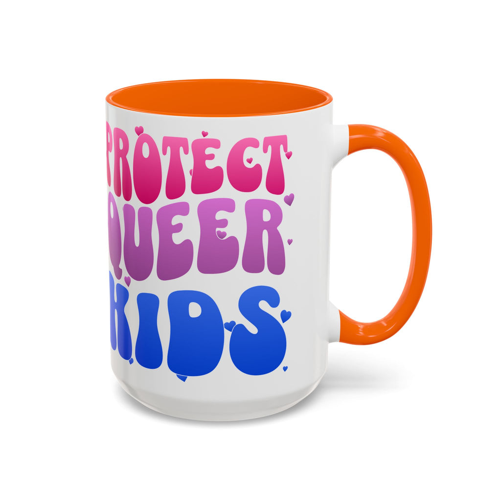 Protect Queer Kids Mug - Trans Ally - Social Justice Mug - LGBTQ Pride Merch - Activist Gift - Queer Pride