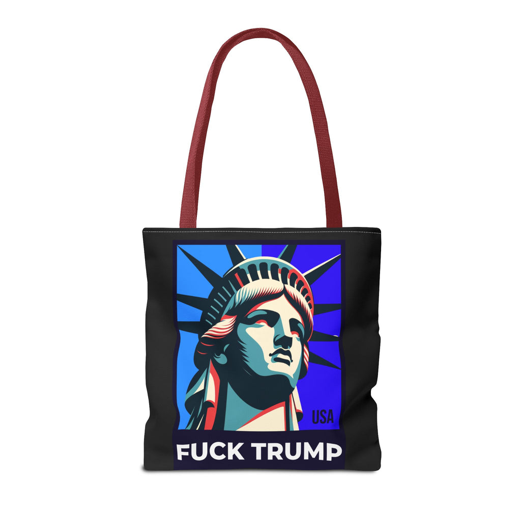 Fuck Trump Tote Bag - Statue Of Liberty Tote - Anti Trump Tote Bag - Anti MAGA - Feminist Tote - Activist Gift - Protest Bag