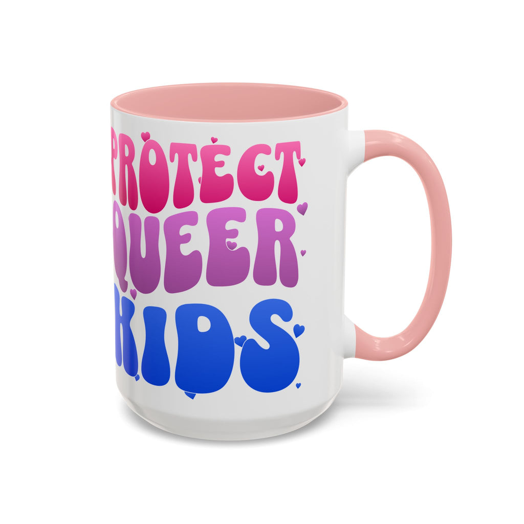 Protect Queer Kids Mug - Trans Ally - Social Justice Mug - LGBTQ Pride Merch - Activist Gift - Queer Pride