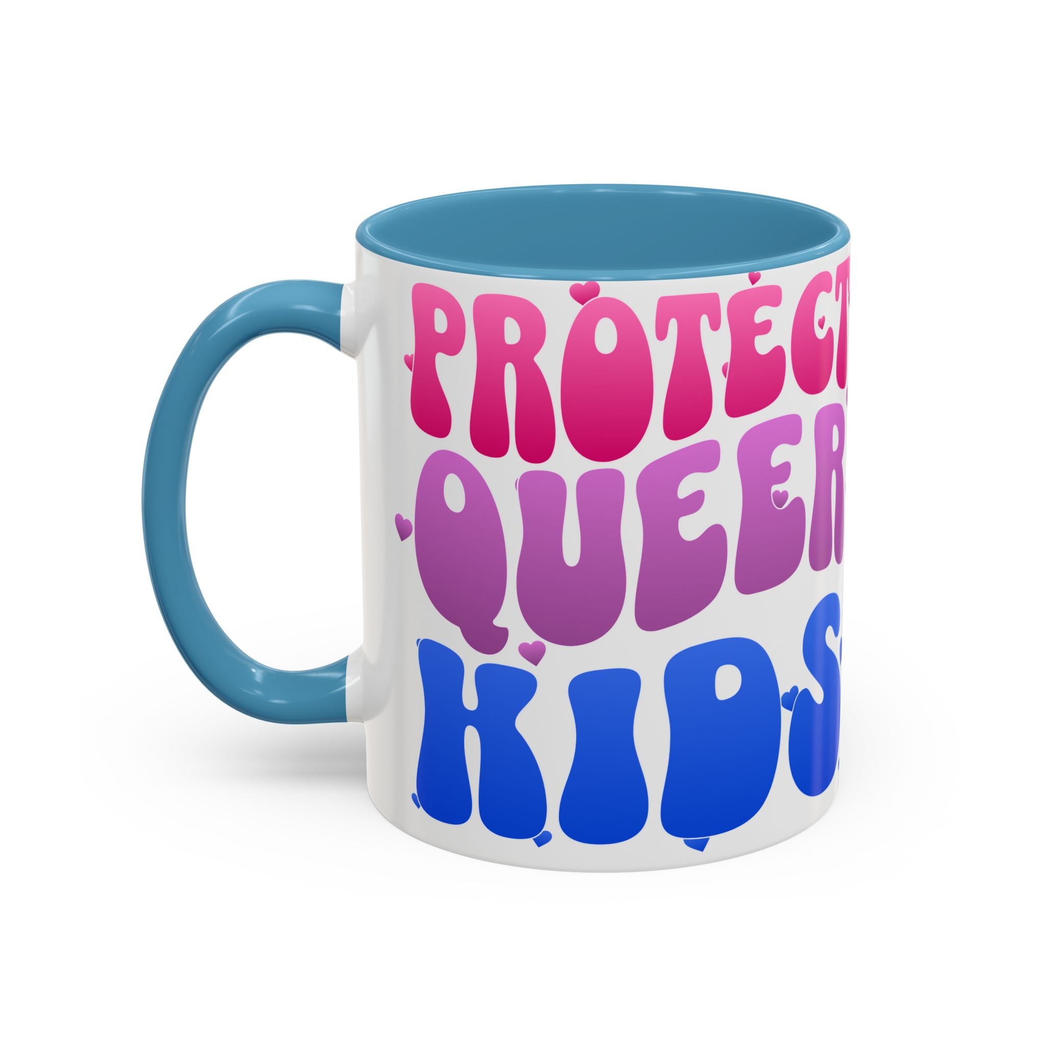 Protect Queer Kids Mug - Trans Ally - Social Justice Mug - LGBTQ Pride Merch - Activist Gift - Queer Pride