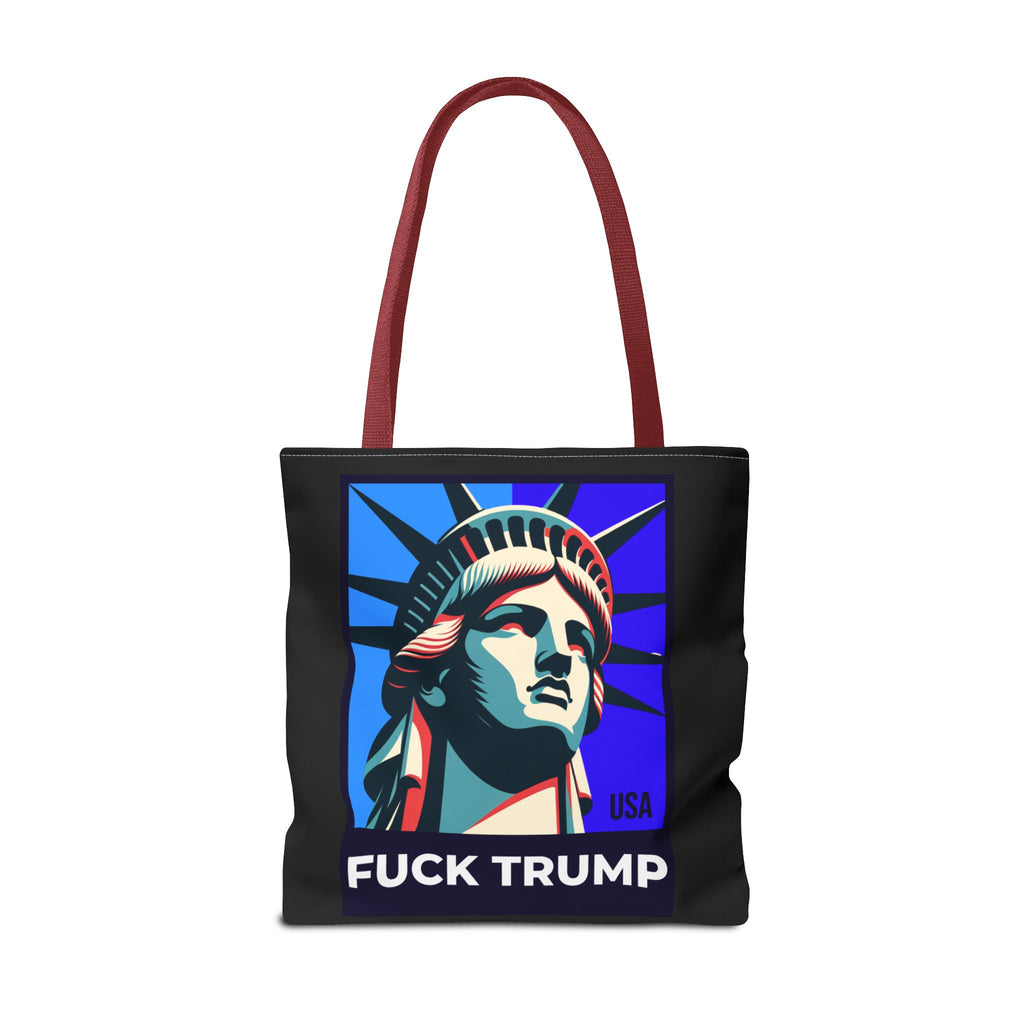 Fuck Trump Tote Bag - Statue Of Liberty Tote - Anti Trump Tote Bag - Anti MAGA - Feminist Tote - Activist Gift - Protest Bag