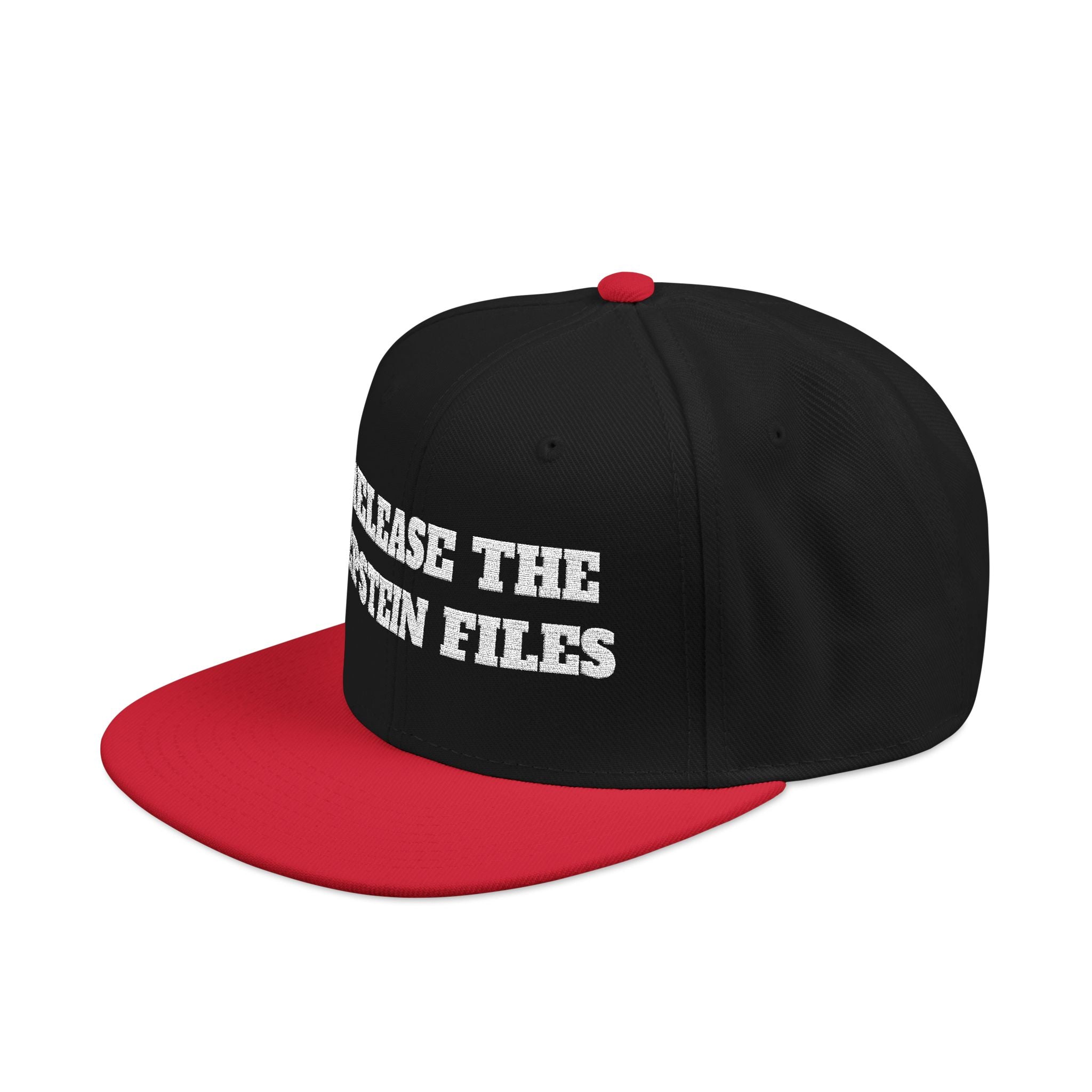 Release The Epstein Files Embroidered Snapback - Subtle Anti Trump Protest Hat
