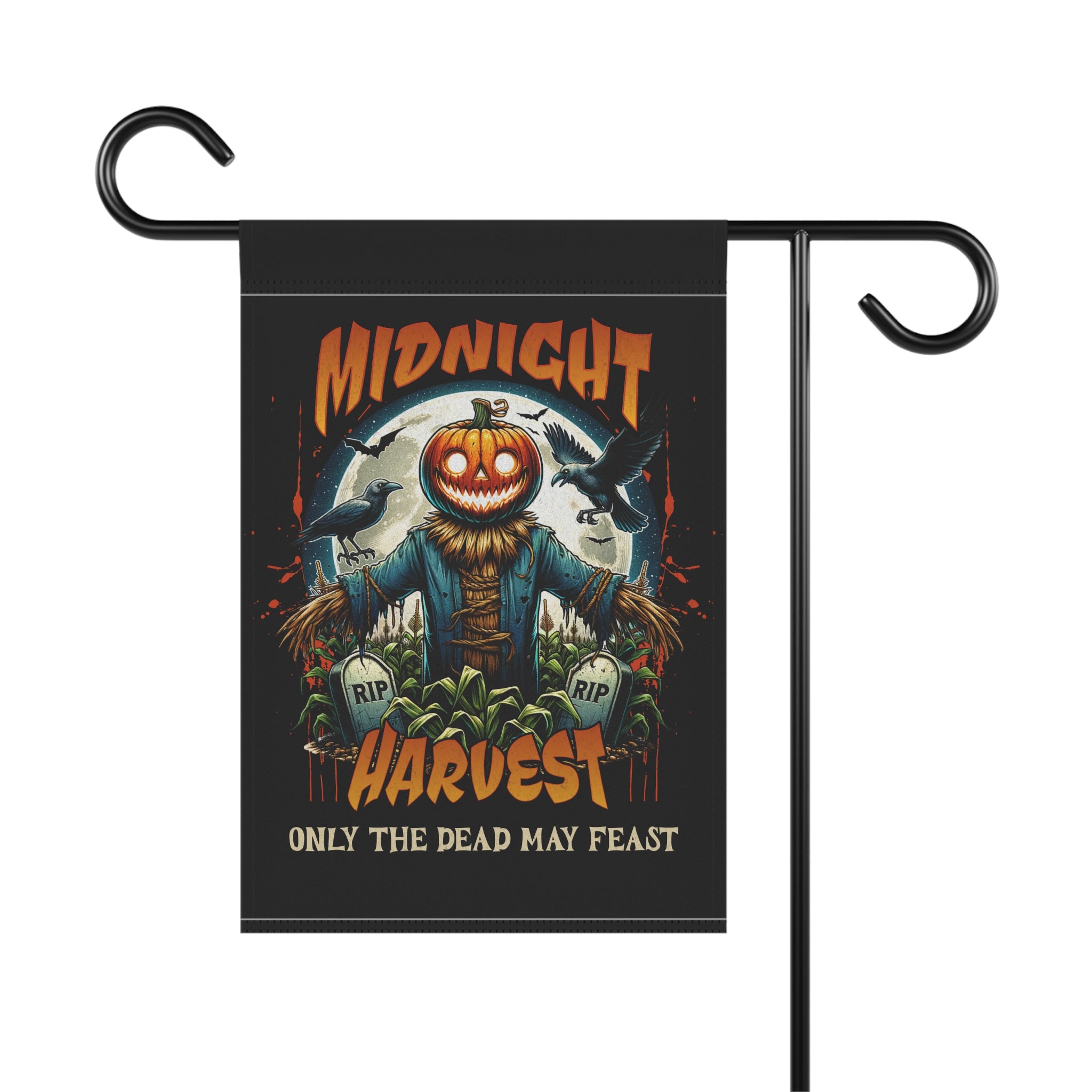 Scarecrow Halloween Yard Flag - Scary Pumpkin Banner - Halloween Porch Flag - Halloween 2025 - Fall Banner