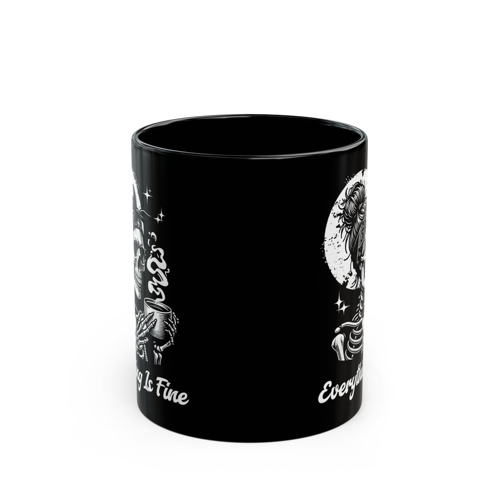 Sarcasm Skeleton Mug - Halloween Mug - Everything Is Fine - Skeleton Coffee Mug