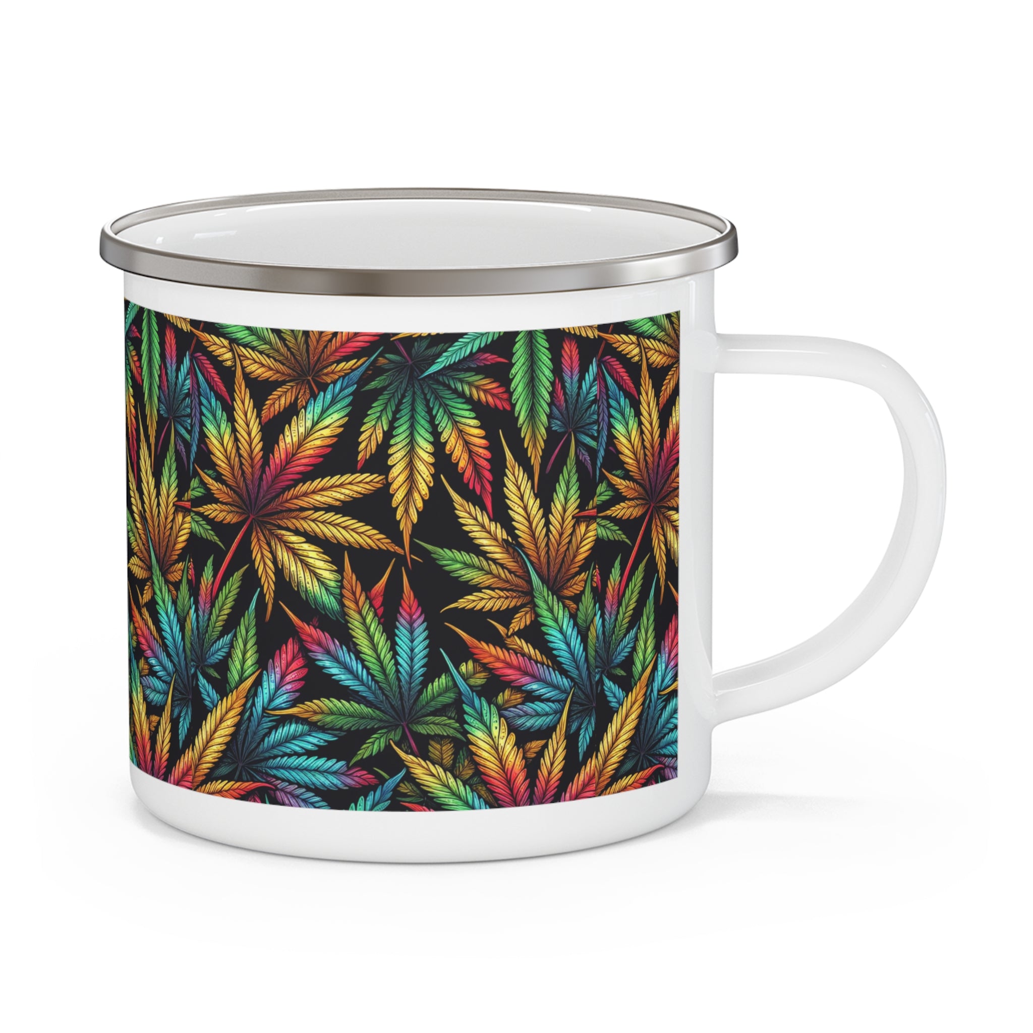 Weed Leaf Mug - Camping Mug - Wake And Bake - Marijuana Gift - Stoner Girl Merch - Pot Smoker Gift - Camping Accessories