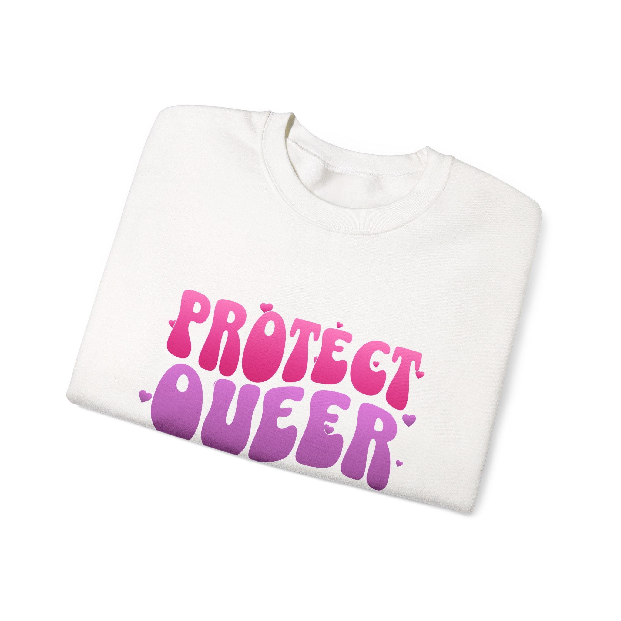 Protect Queer Kids Sweatshirt - LGBTQ+ Sweater - Activist Gift - Pride Festival Merch - Human Rights Sweater