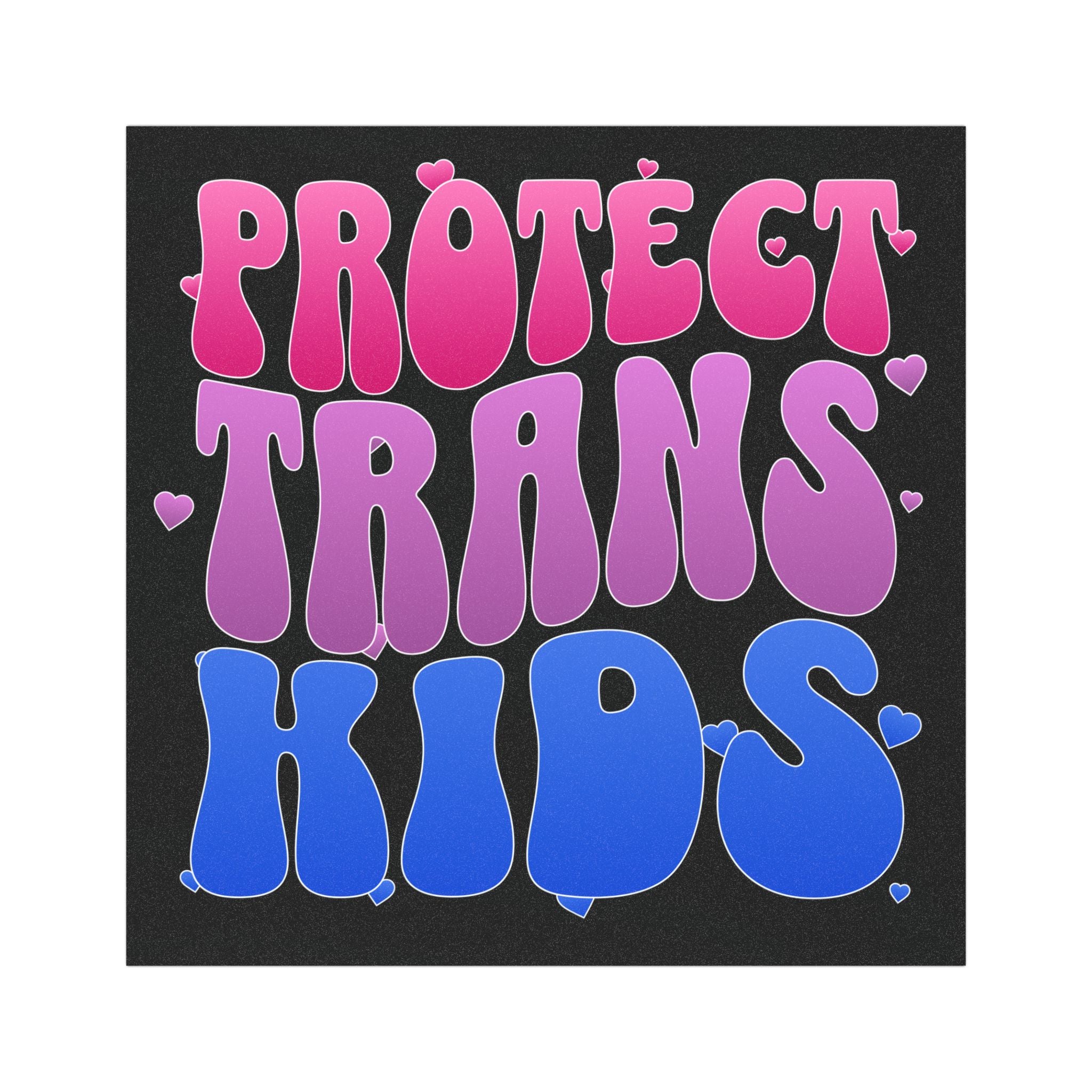 Protect Trans Kids Car Magnet | Political Car Magnet  | LGBTQ Pride Magnet, Trans Rights | Activist Gift | Anti Trump Magnet | Feminist Gift