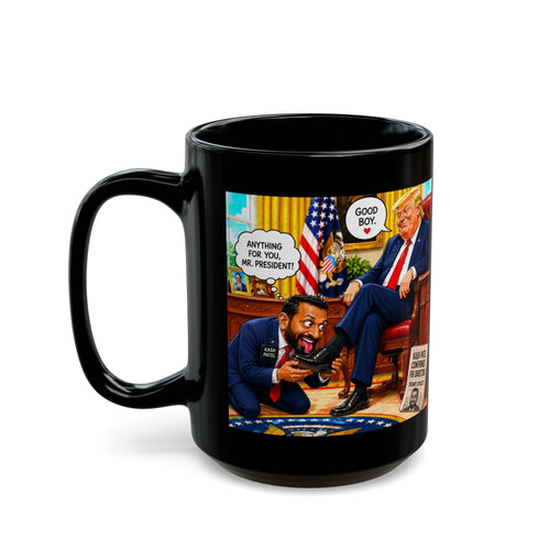 Anti Trump Mug - Funny Kash Patel Mug - Political Satire - Trump Parody - Gift For Liberal