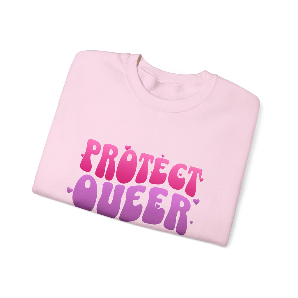 Protect Queer Kids Sweatshirt - LGBTQ+ Sweater - Activist Gift - Pride Festival Merch - Human Rights Sweater