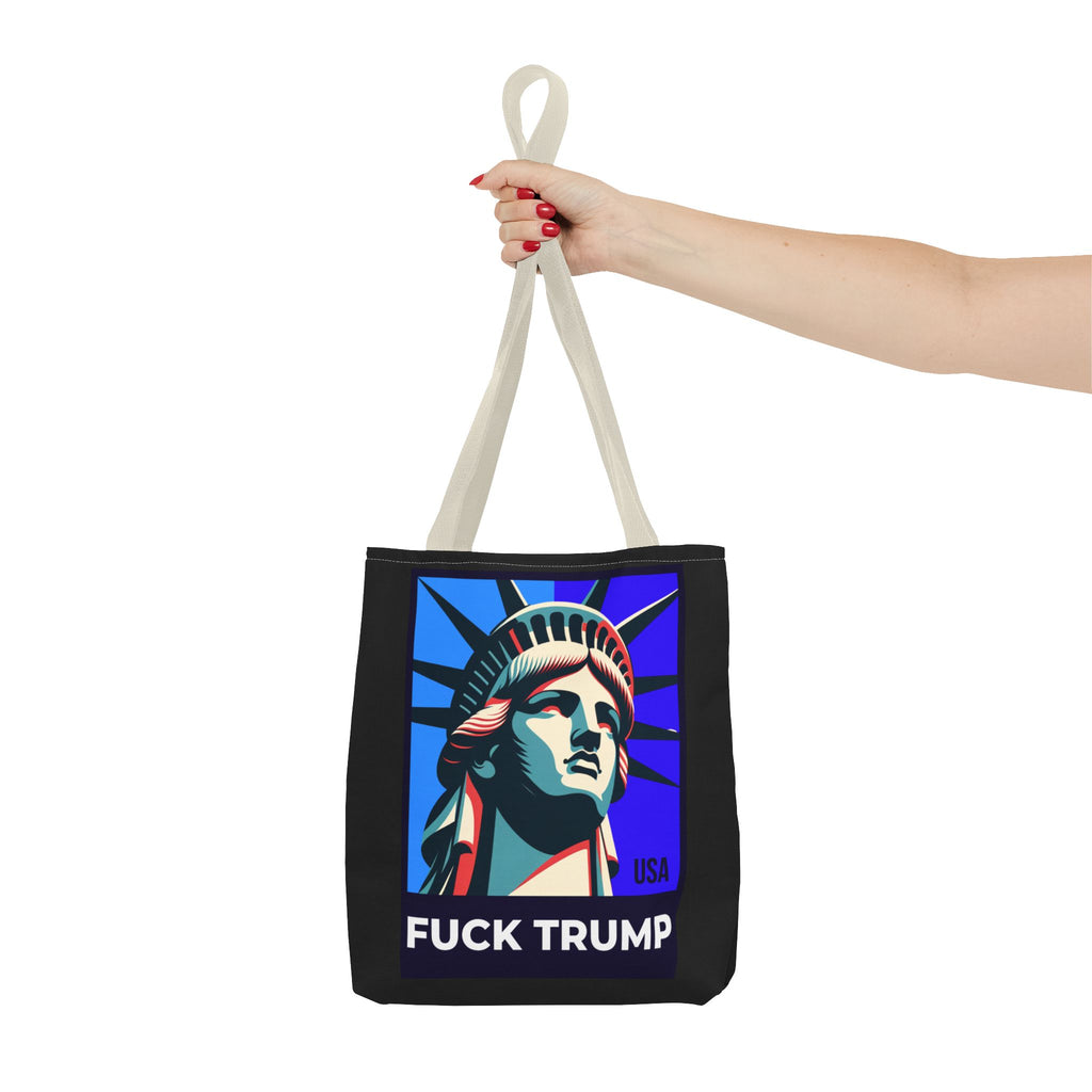 Fuck Trump Tote Bag - Statue Of Liberty Tote - Anti Trump Tote Bag - Anti MAGA - Feminist Tote - Activist Gift - Protest Bag