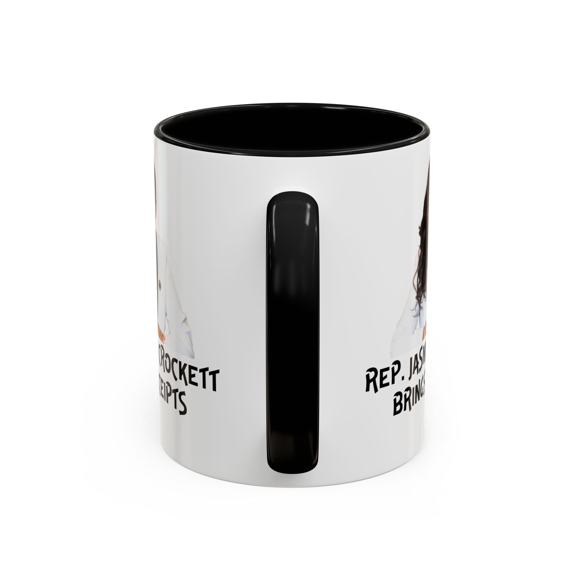 Jasmine Crockett Mug - Brings Receipts - Anti Trumpism - Political Satire - Feminist Mug - Anti MAGA - Democrat Gift