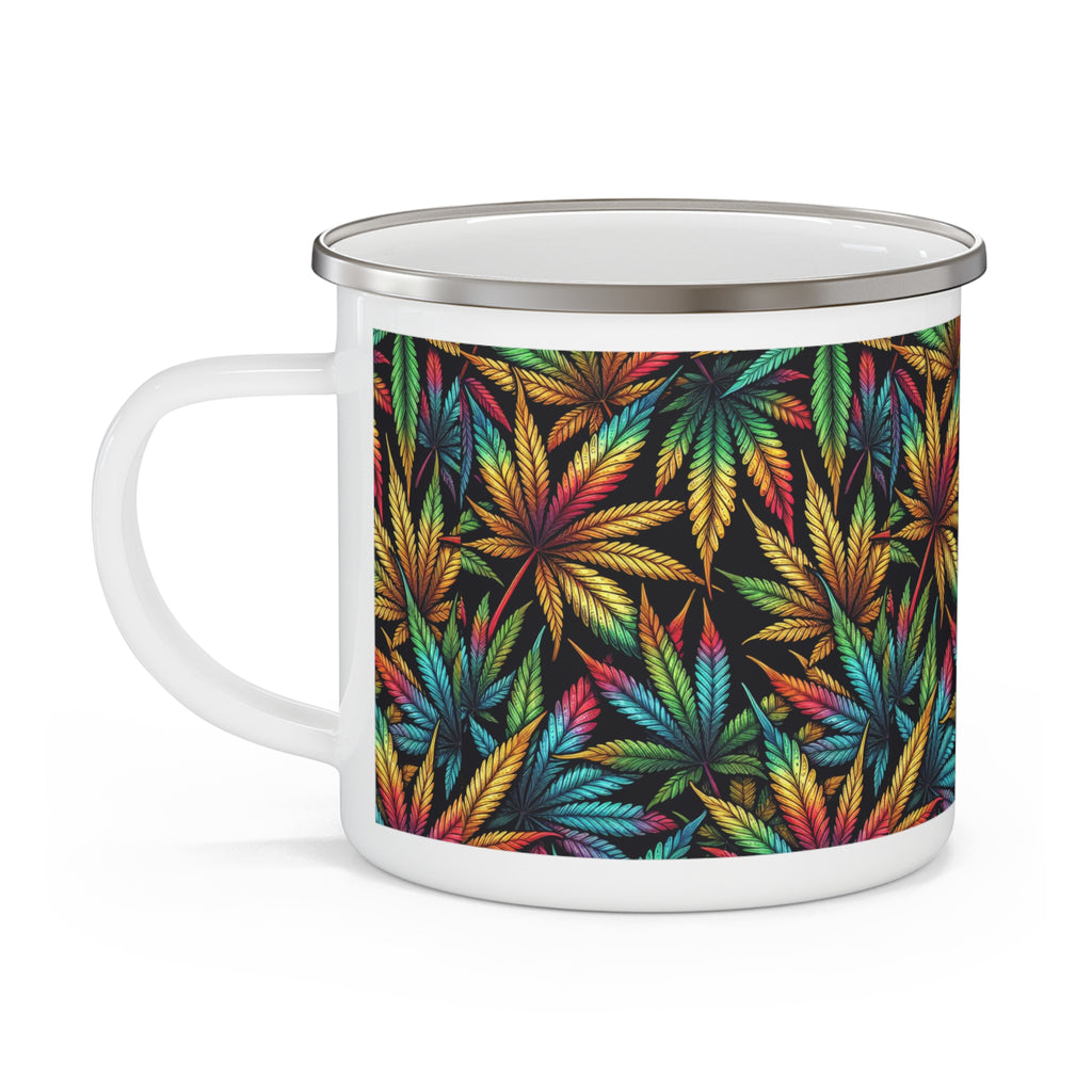 Weed Leaf Mug - Camping Mug - Wake And Bake - Marijuana Gift - Stoner Girl Merch - Pot Smoker Gift - Camping Accessories
