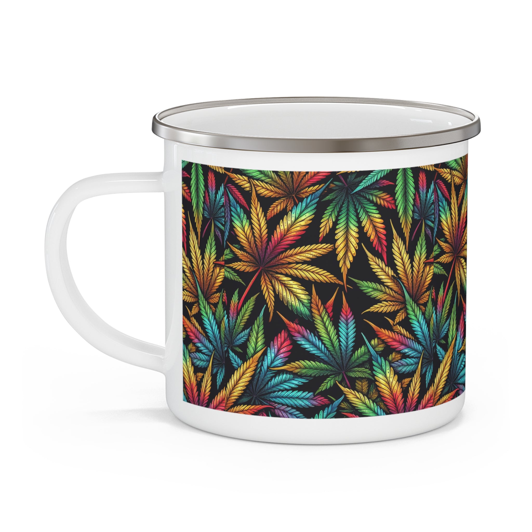 Weed Leaf Mug - Camping Mug - Wake And Bake - Marijuana Gift - Stoner Girl Merch - Pot Smoker Gift - Camping Accessories