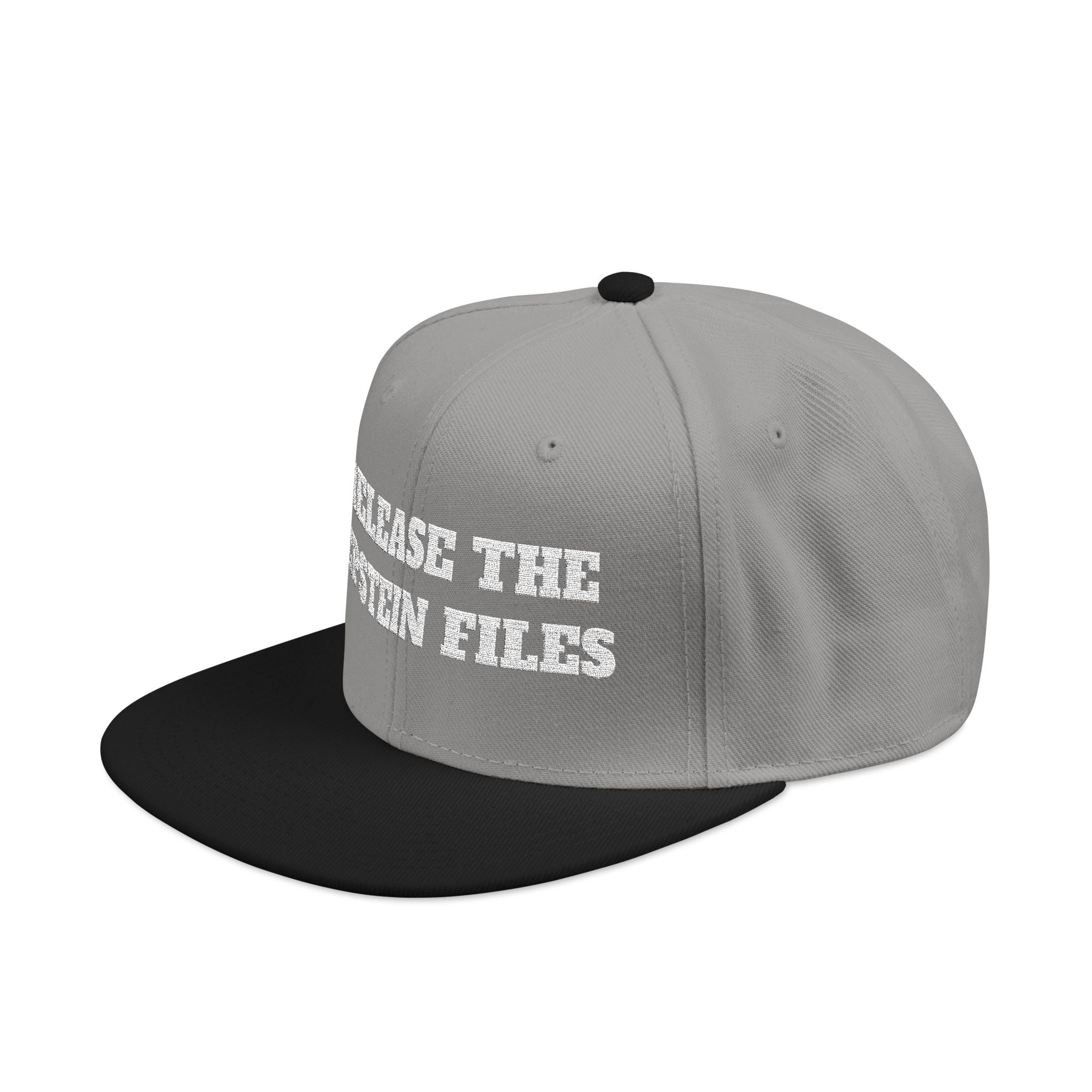Release The Epstein Files Embroidered Snapback - Subtle Anti Trump Protest Hat