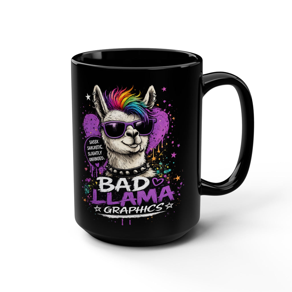 Bad Llama Graphics Logo Mug
