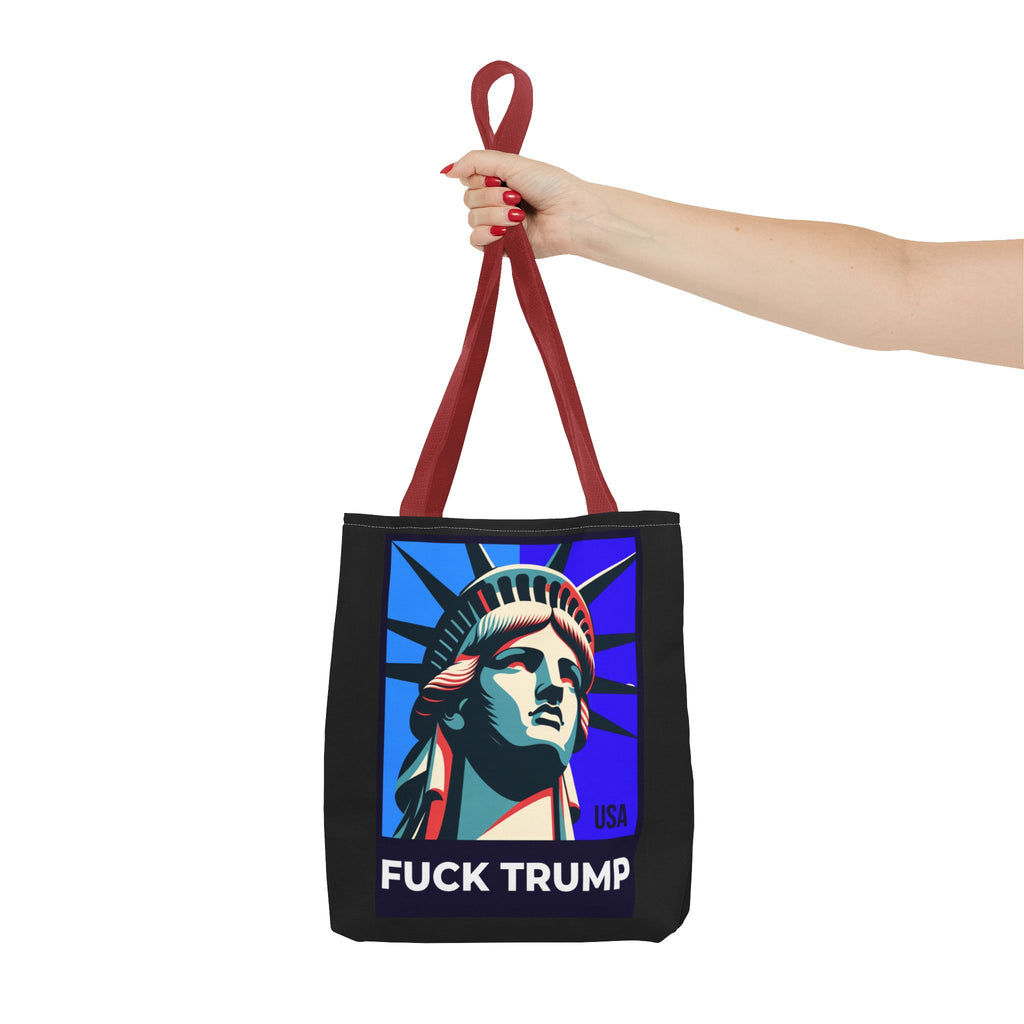 Fuck Trump Tote Bag - Statue Of Liberty Tote - Anti Trump Tote Bag - Anti MAGA - Feminist Tote - Activist Gift - Protest Bag