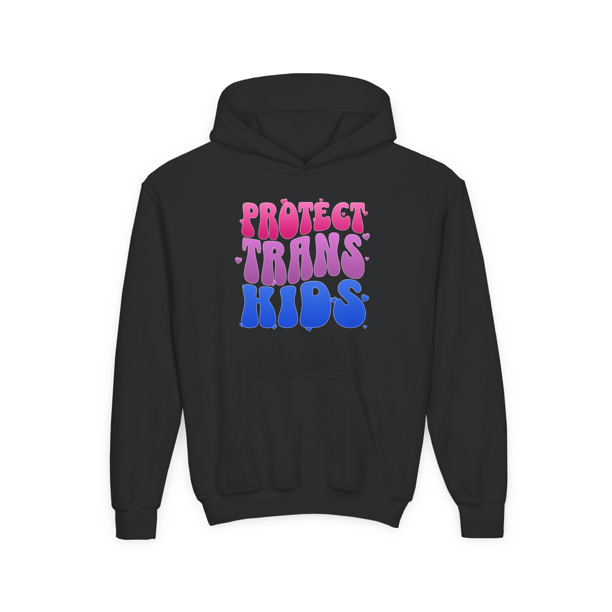 Protect Trans Kids Youth Hoodie - LGBTQ+ Hoodie - Protect Queer Kids Hoodie - Kid's Protest Hoodie