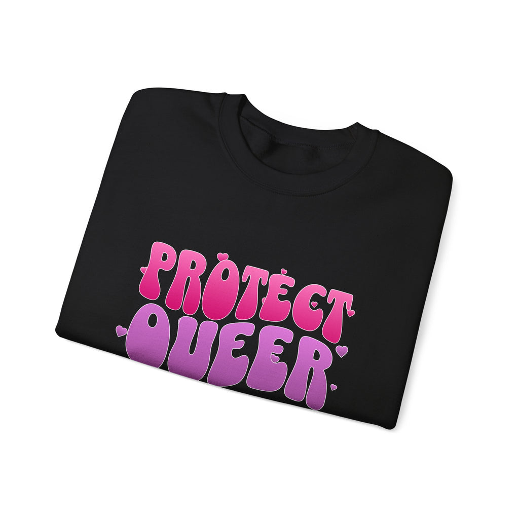Protect Queer Kids Sweatshirt - LGBTQ+ Sweater - Activist Gift - Pride Festival Merch - Human Rights Sweater