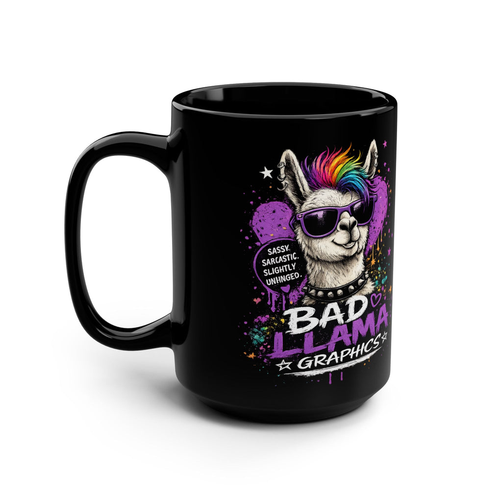 Bad Llama Graphics Logo Mug