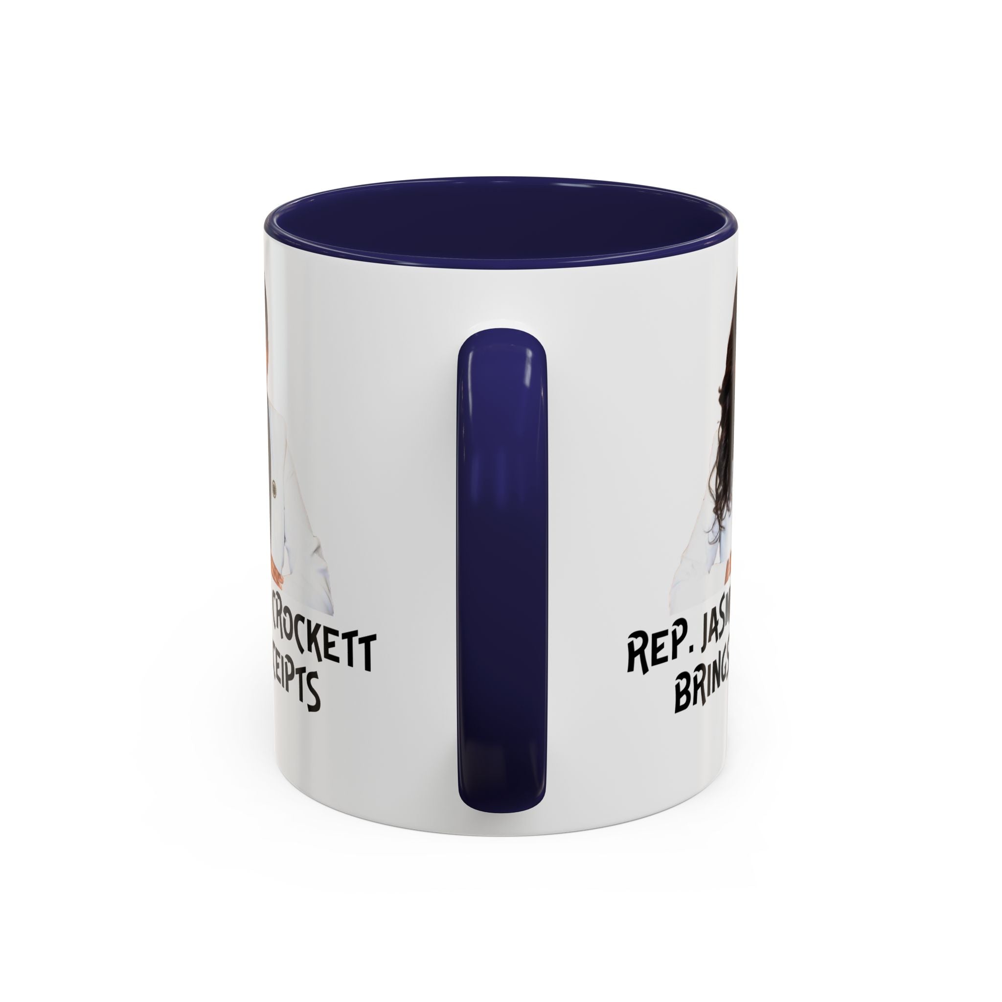 Jasmine Crockett Mug - Brings Receipts - Anti Trumpism - Political Satire - Feminist Mug - Anti MAGA - Democrat Gift