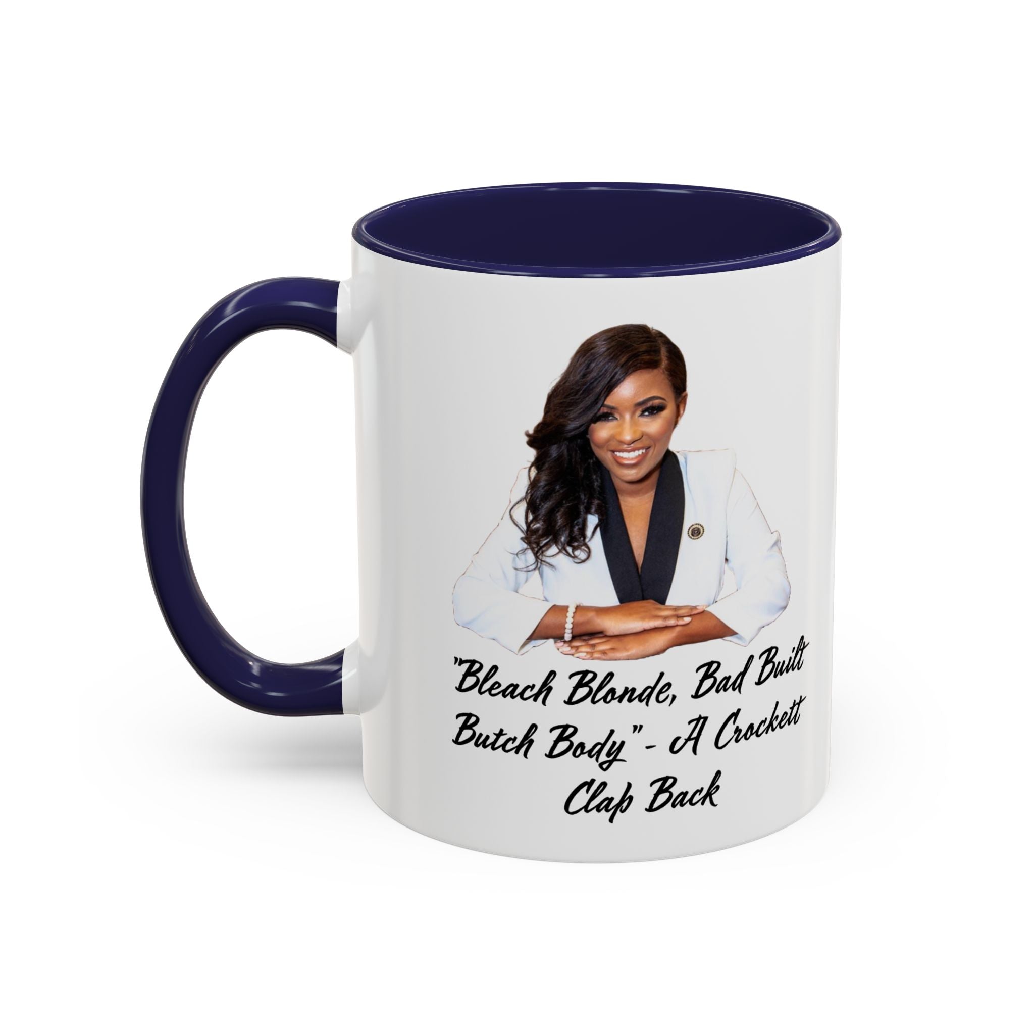 Jasmine Crockett Mug - Bleach Blonde Built Body - Feminist Gift - Political Satire -  Anti MAGA - Marjorie Taylor Greene - Liberal Gift