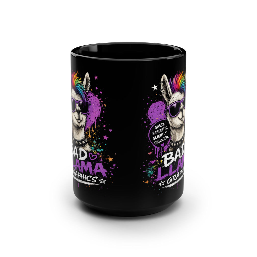 Bad Llama Graphics Logo Mug