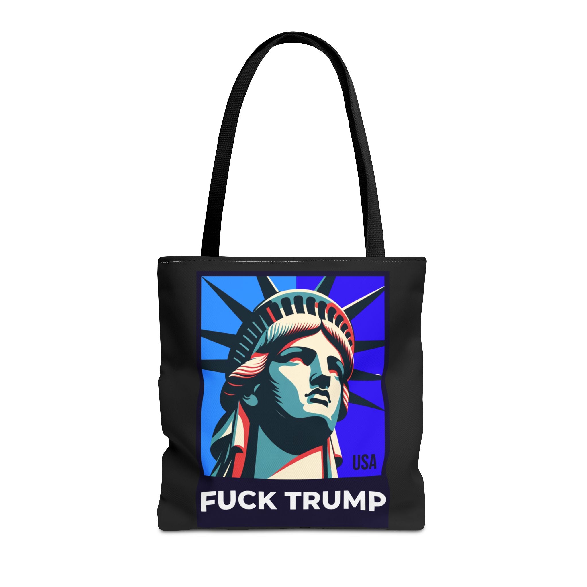 Fuck Trump Tote Bag - Statue Of Liberty Tote - Anti Trump Tote Bag - Anti MAGA - Feminist Tote - Activist Gift - Protest Bag