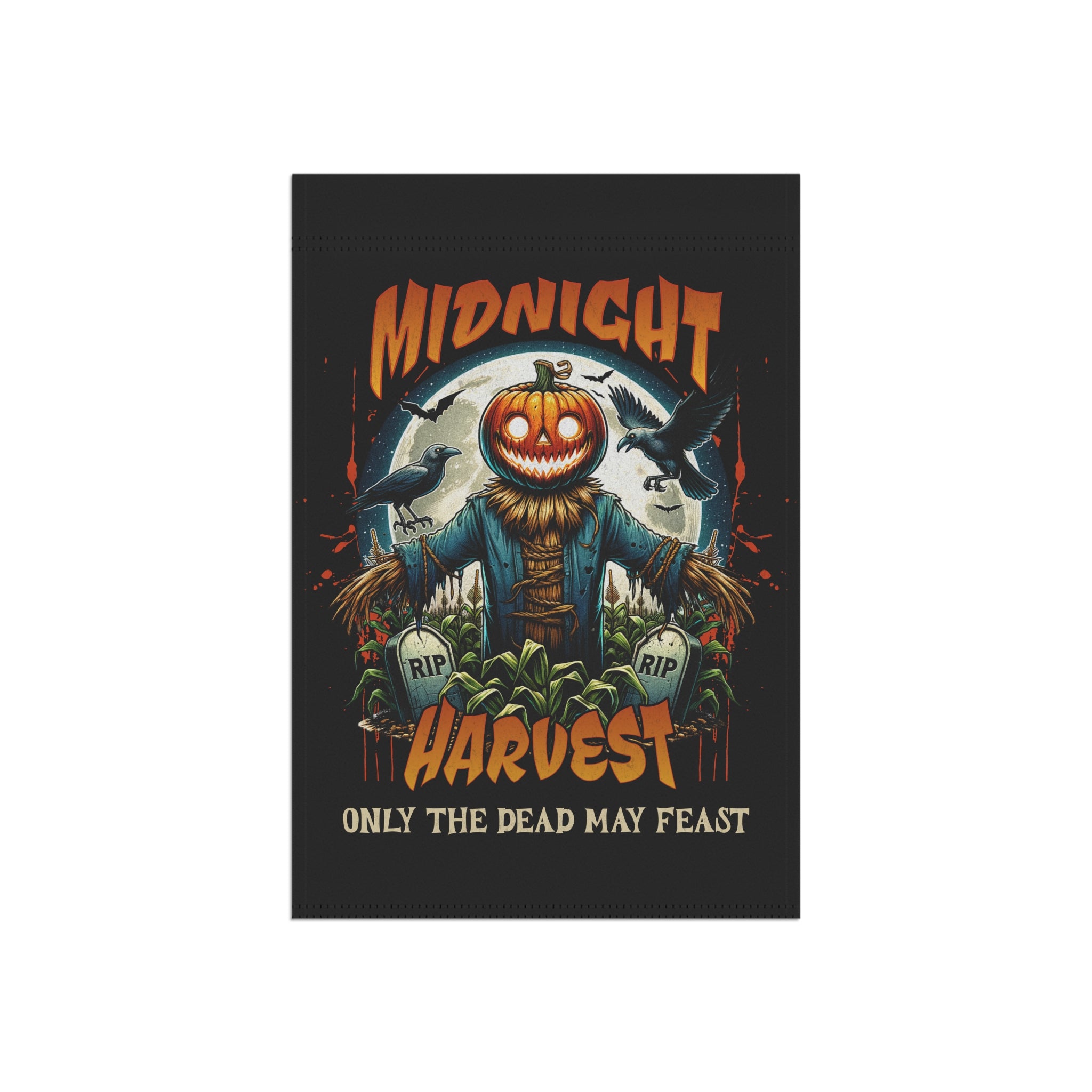 Scarecrow Halloween Yard Flag - Scary Pumpkin Banner - Halloween Porch Flag - Halloween 2025 - Fall Banner