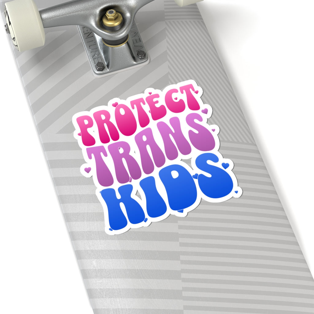 Protect Trans Kids Sticker -  Queer Stickers - LGBTQ+ Pride - Activist Gift - Transgender Pride Sticker