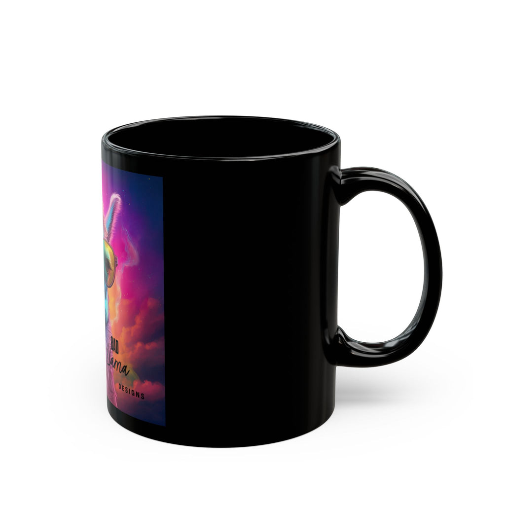 Trippy Llama Mug - Bad Llama Logo Cup - Funny Stoner Gift - Psychedelic art - Cute Animal Cup - Mature Content