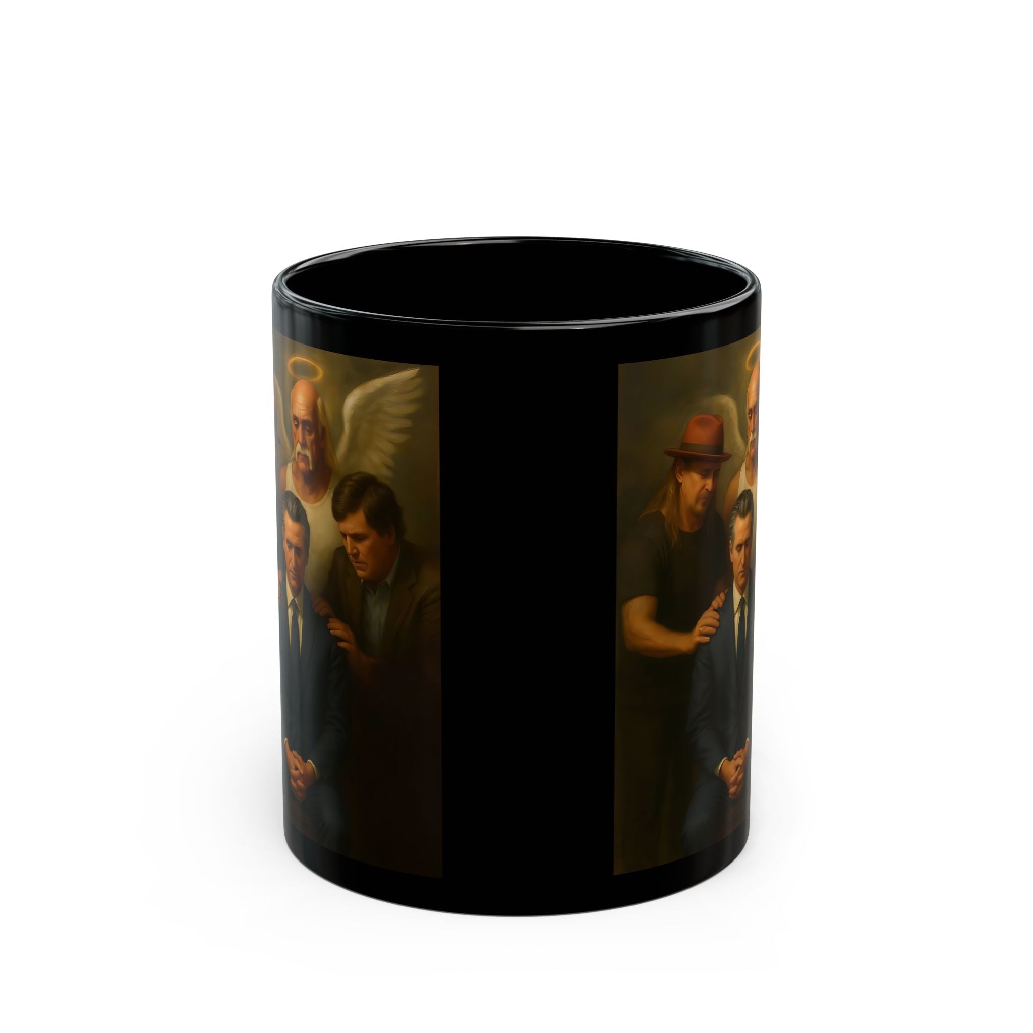 Gavin Newsom Meme Mug - Subtle Anti Trump - Hulk Hogan - Tucker Carlson - Kid Rock - Political Satire Mug - Democrat Gift