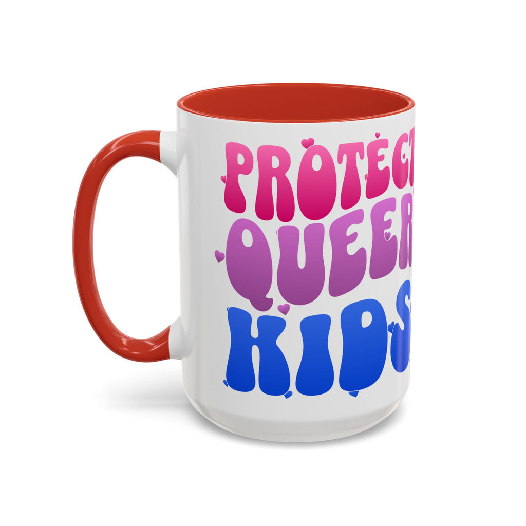 Protect Queer Kids Mug - Trans Ally - Social Justice Mug - LGBTQ Pride Merch - Activist Gift - Queer Pride