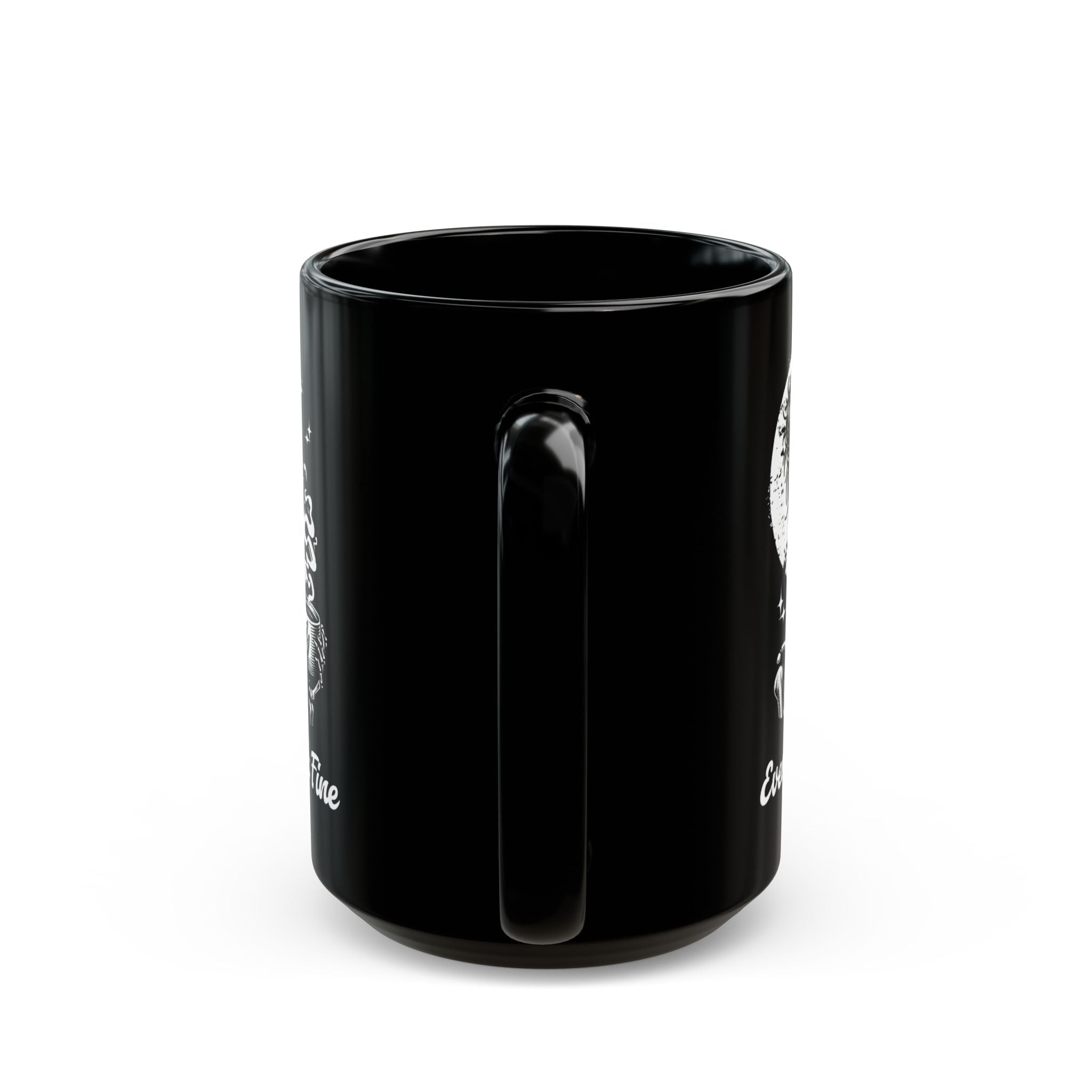 Sarcasm Skeleton Mug - Halloween Mug - Everything Is Fine - Skeleton Coffee Mug