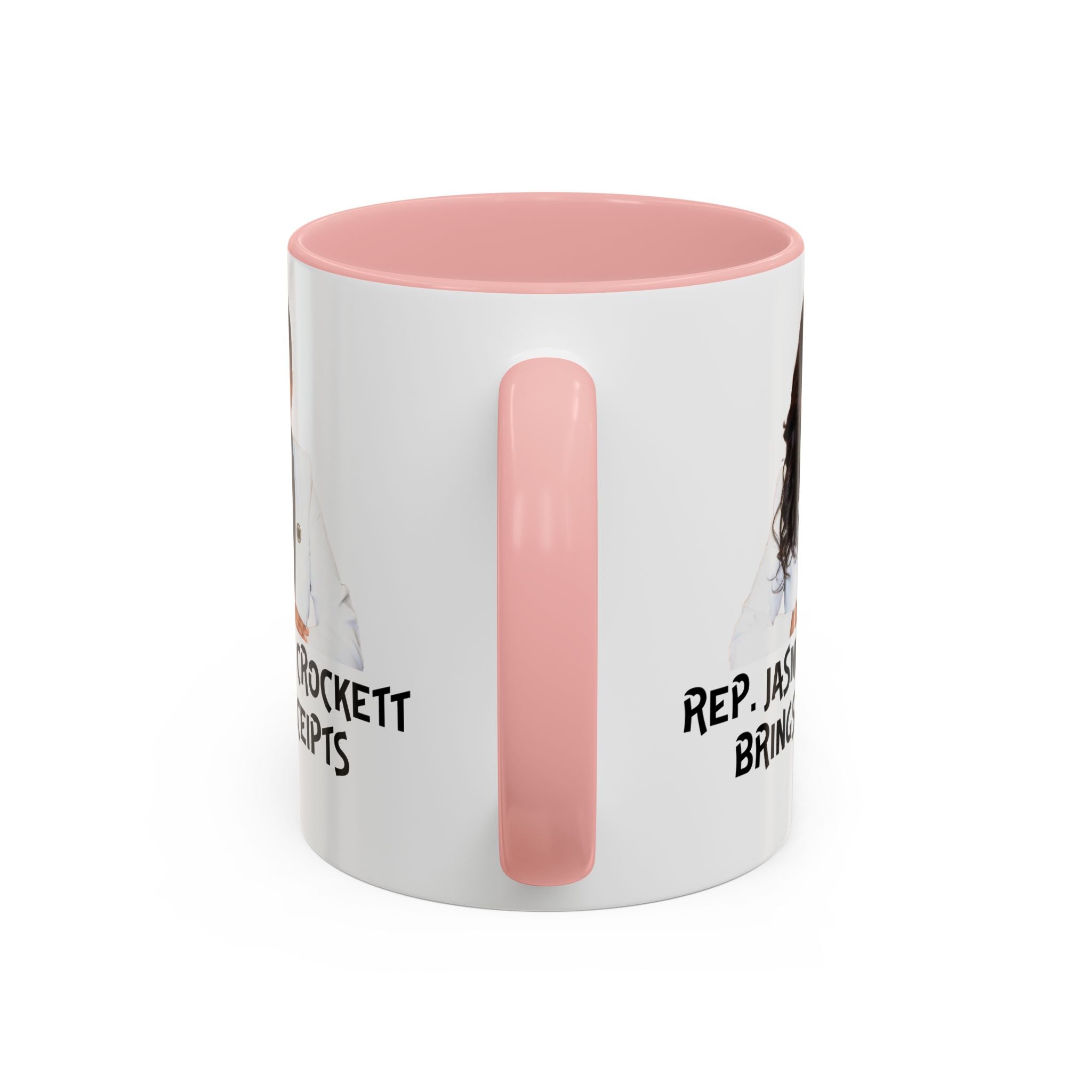 Jasmine Crockett Mug - Brings Receipts - Anti Trumpism - Political Satire - Feminist Mug - Anti MAGA - Democrat Gift