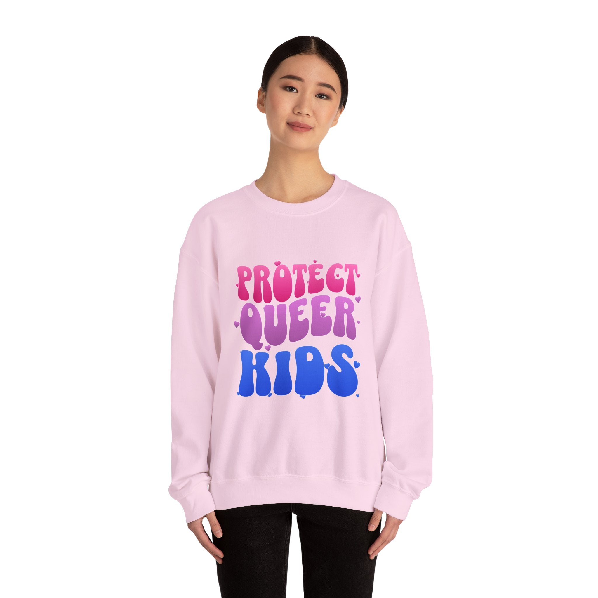 Protect Queer Kids Sweatshirt - LGBTQ+ Sweater - Activist Gift - Pride Festival Merch - Human Rights Sweater