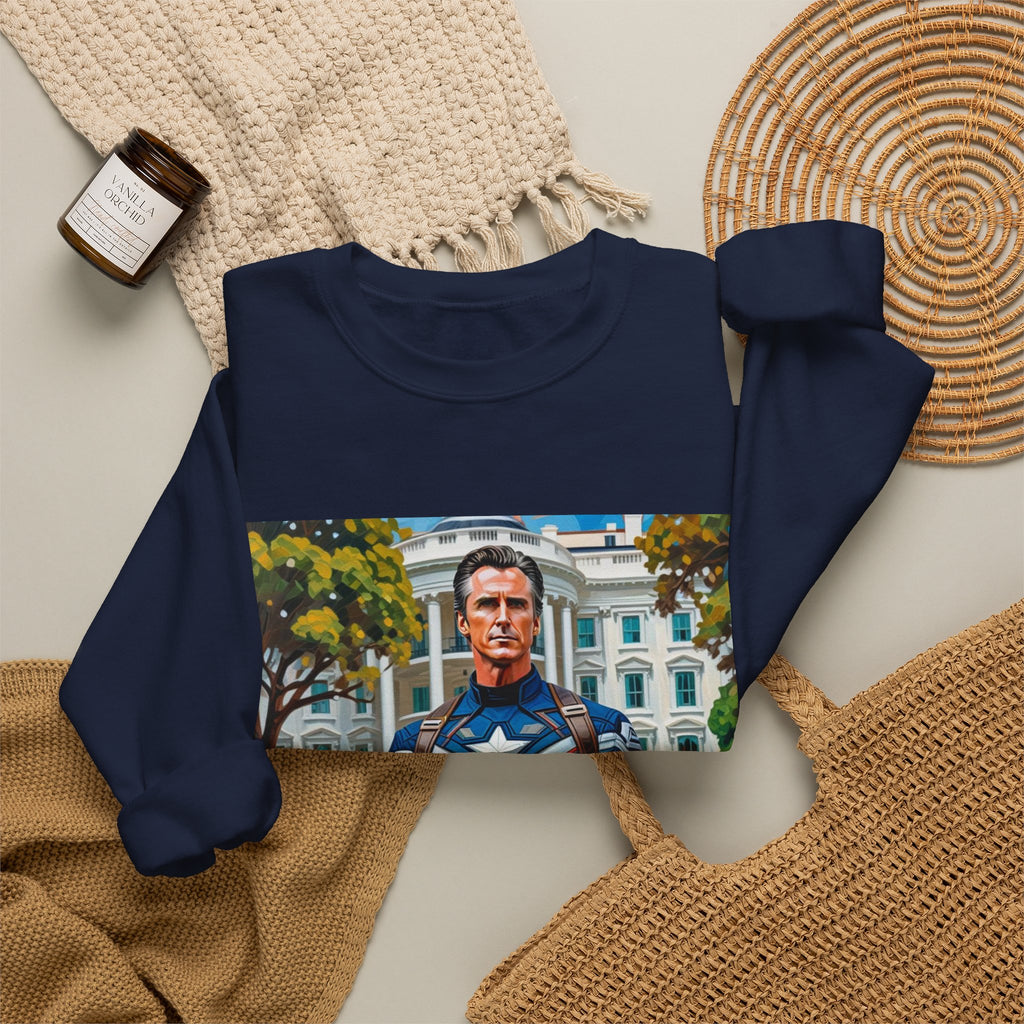 Gavin Newsom Sweater - Make America Gavin Again - Political Satire - Anti MAGA Sweater