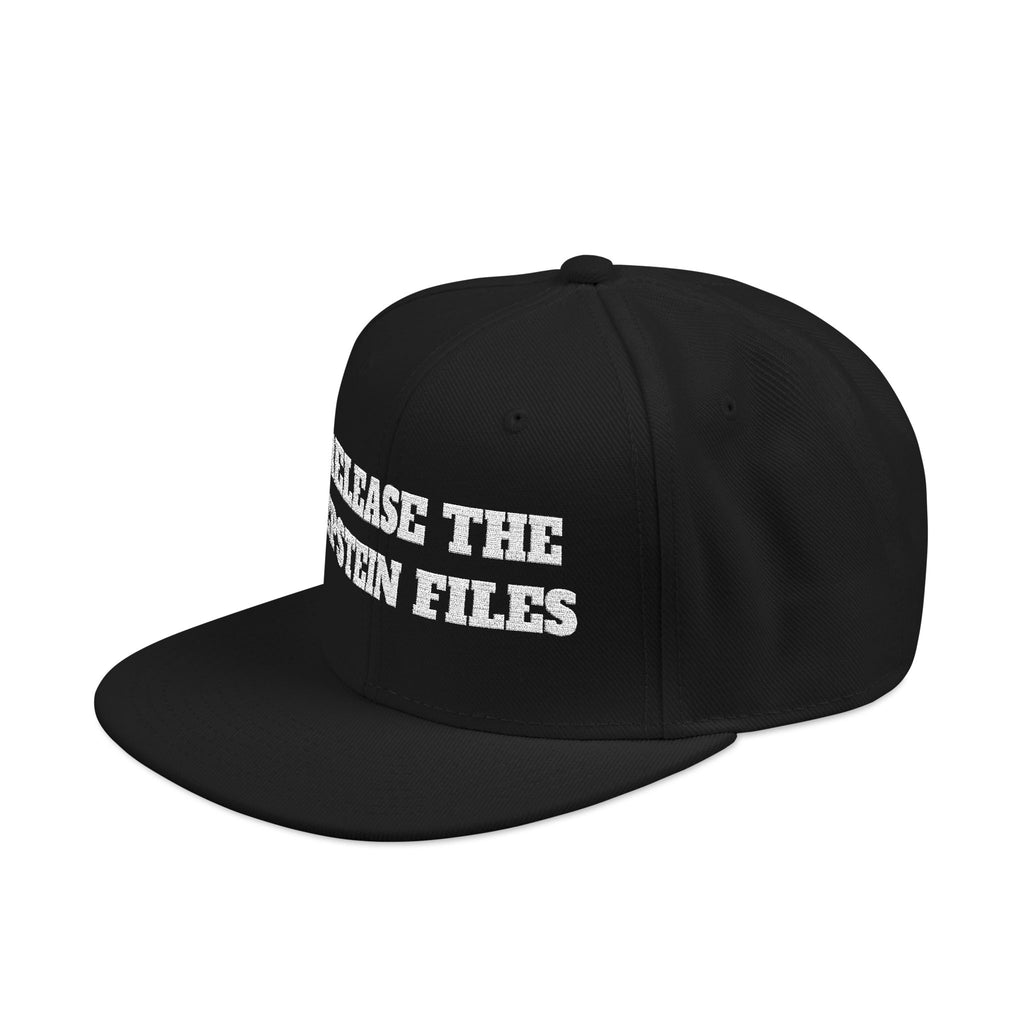 Release The Epstein Files Embroidered Snapback - Subtle Anti Trump Protest Hat