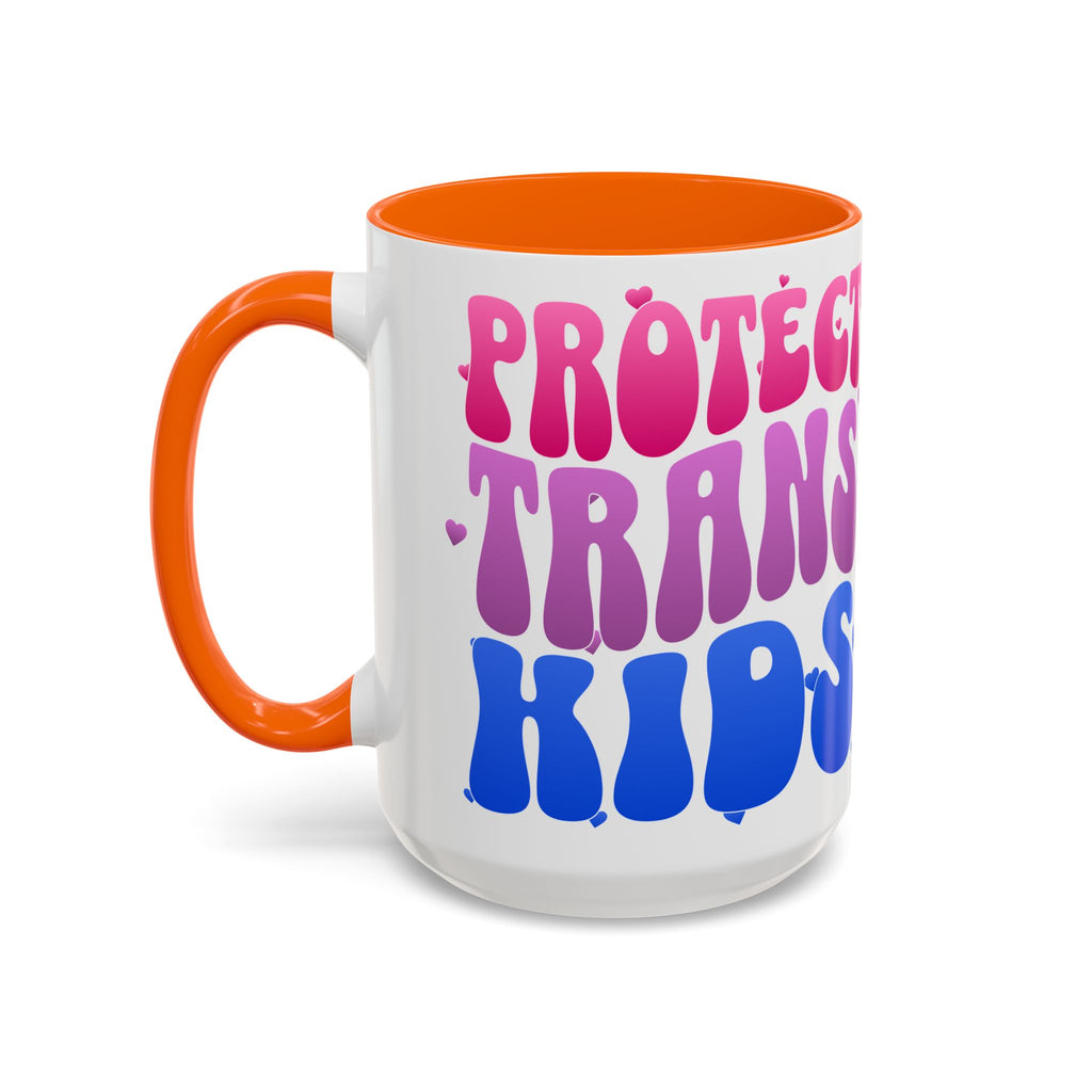 Protect Trans Kids Mug - Transgender Pride Merch - Activist Gift - Social Justice Merch - Anti Trump Mug