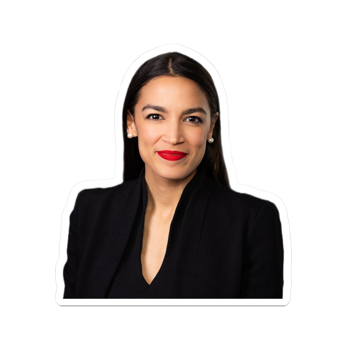 AOC Decal - Rep Alexandria Ocasio-Cortez - Anti MAGA Sticker - Latina Power - Women In Politics - Feminist Gift - Protest Merch