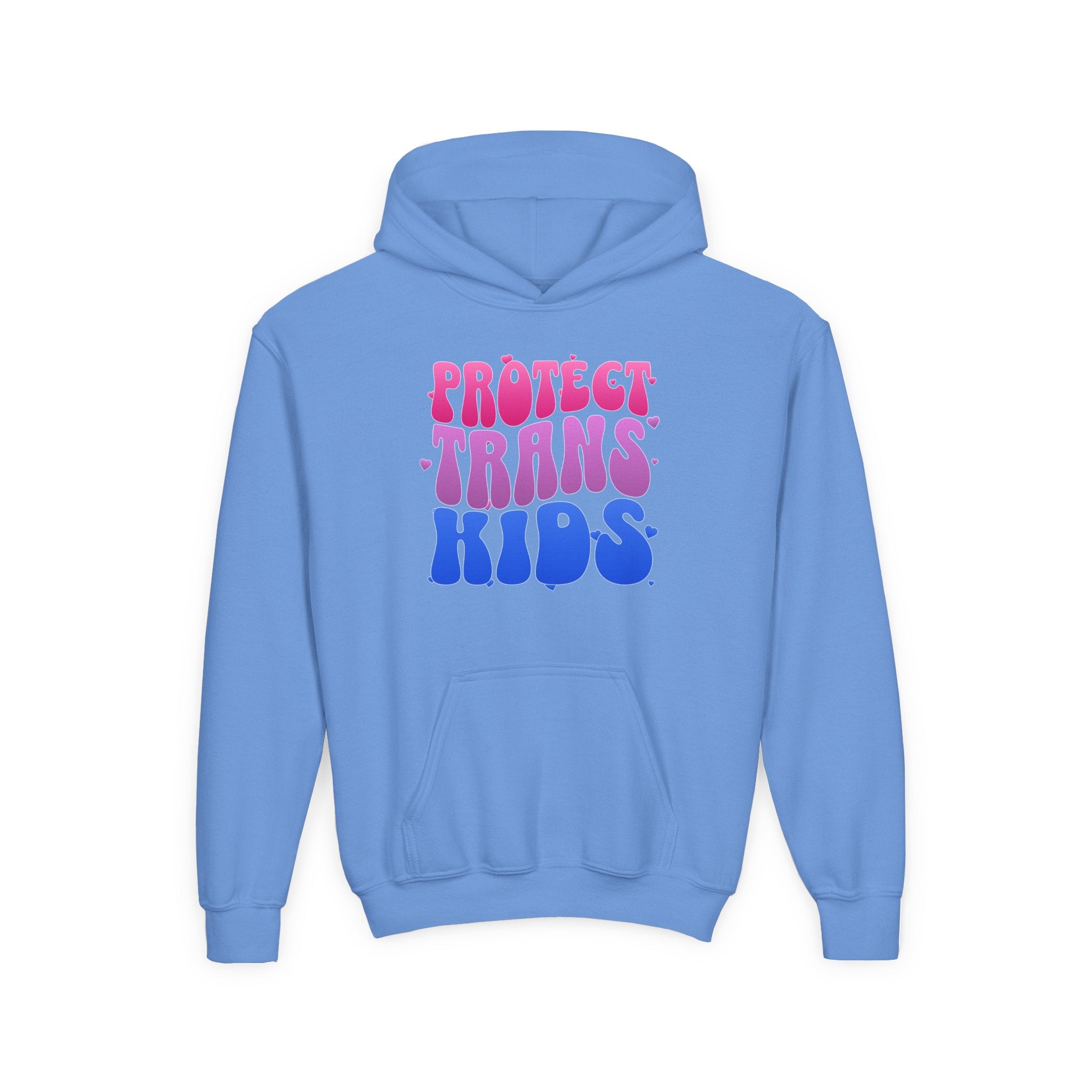 Protect Trans Kids Youth Hoodie - LGBTQ+ Hoodie - Protect Queer Kids Hoodie - Kid's Protest Hoodie