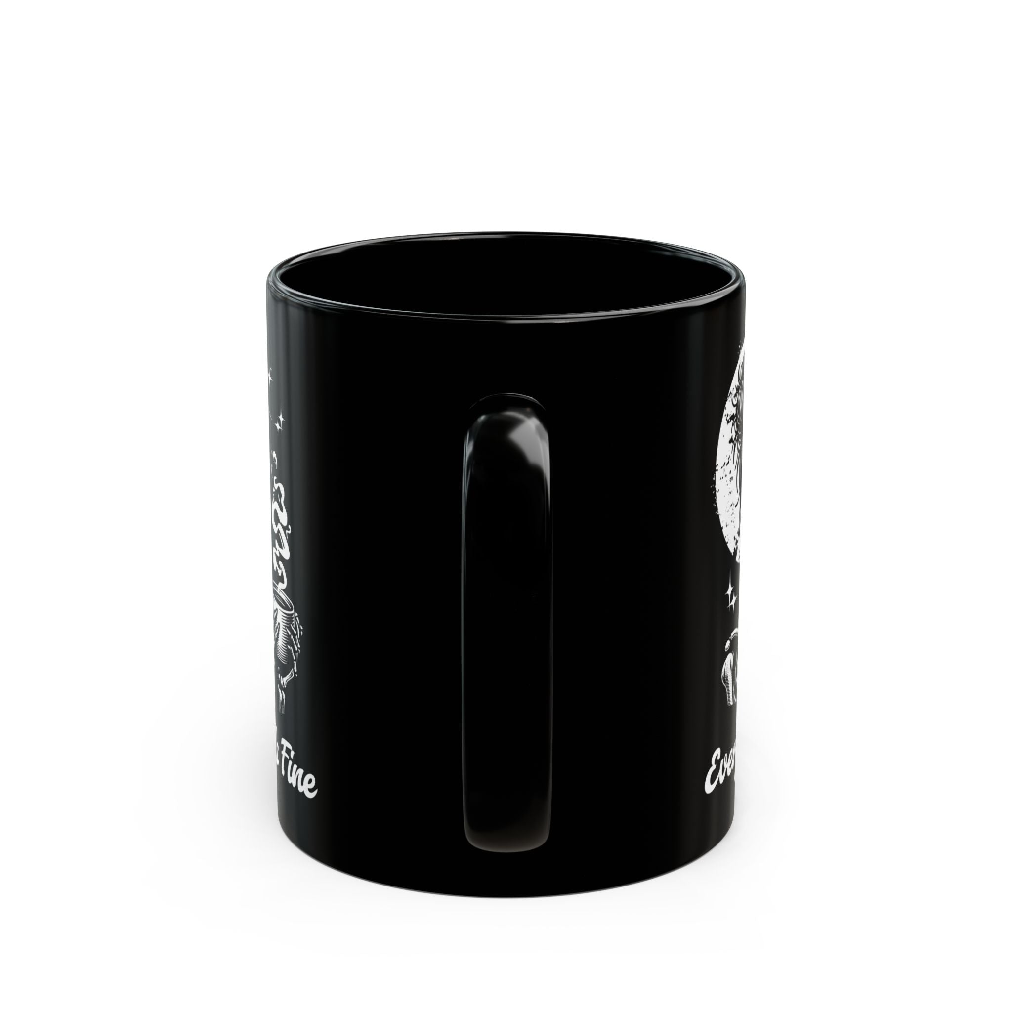 Sarcasm Skeleton Mug - Halloween Mug - Everything Is Fine - Skeleton Coffee Mug