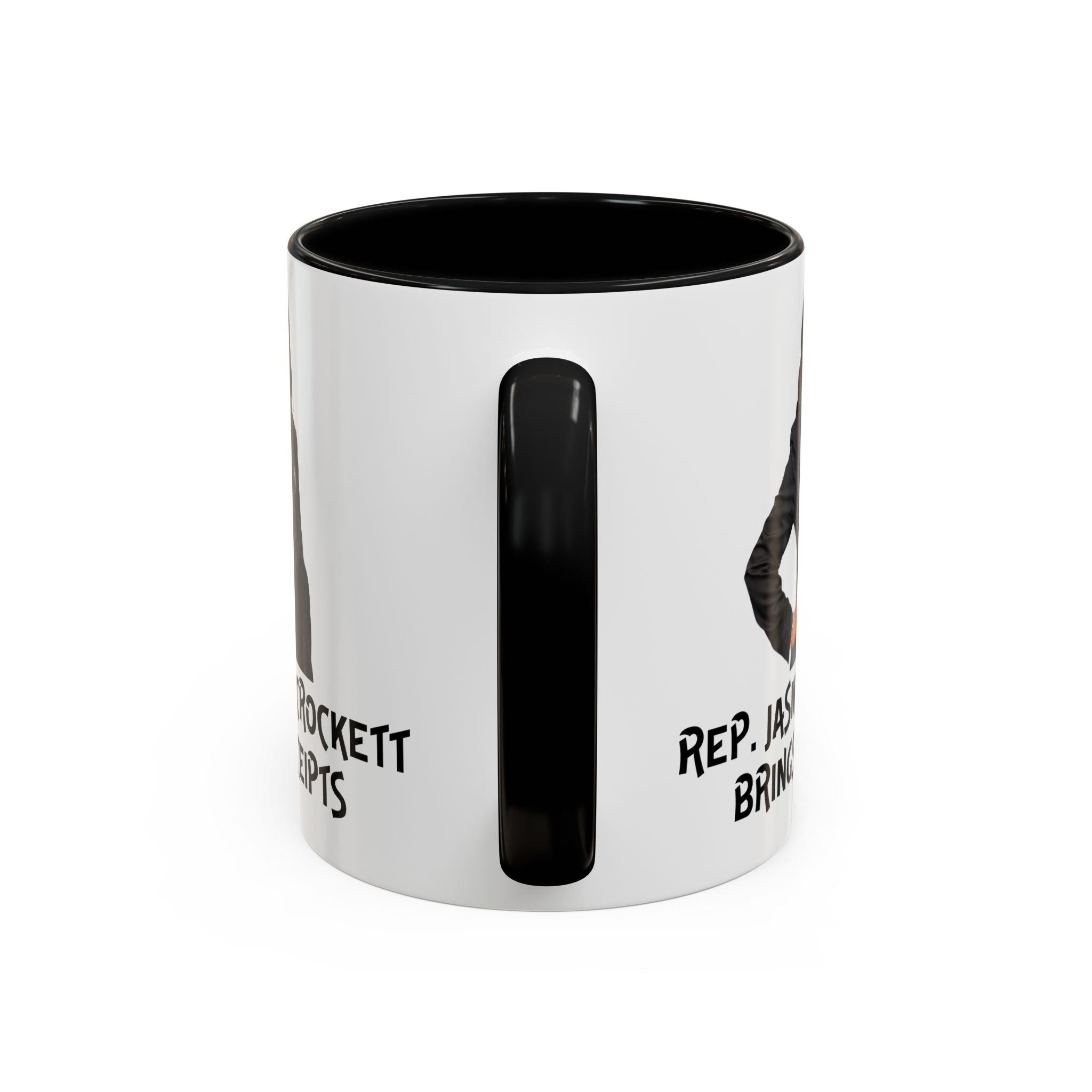 Jasmine Crockett - Brings Receipts - Anti MAGA - Anti Trump - Political Satire Mug - Anti Fascism - Feminist Gift - Anti Republican