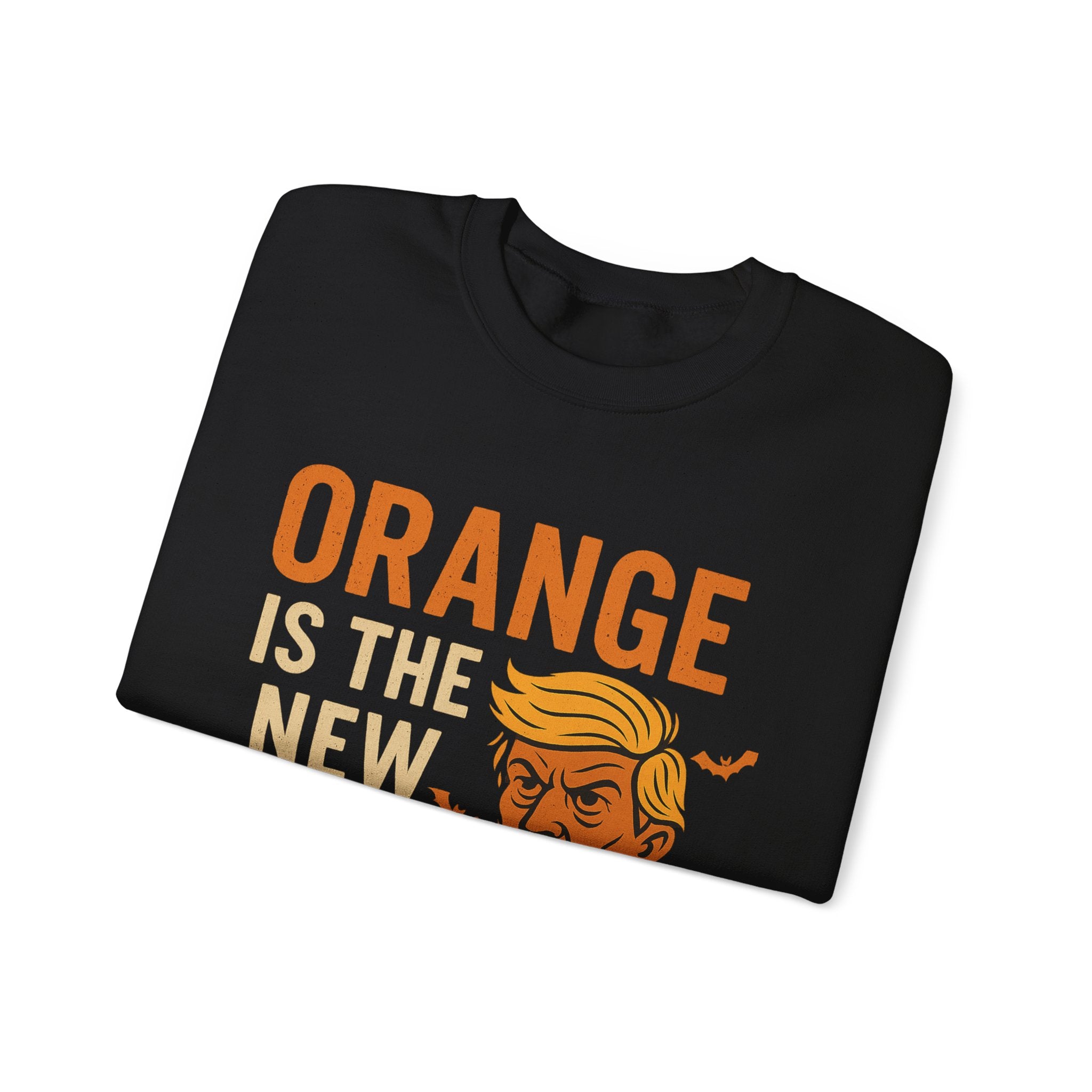 Political Halloween Sweatshirt - Orange Is The New Fear - Anti Trump Sweater - Political Satire - Funny Halloween